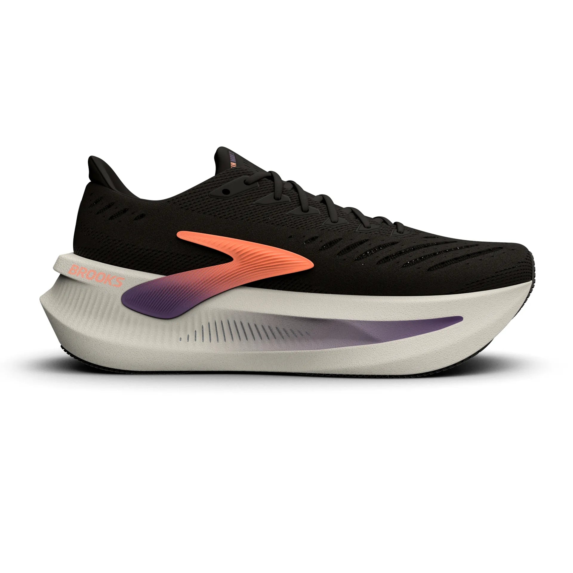 Brooks Glycerin Max 2, Laufschuh, Damen, Black/Peach/Clear