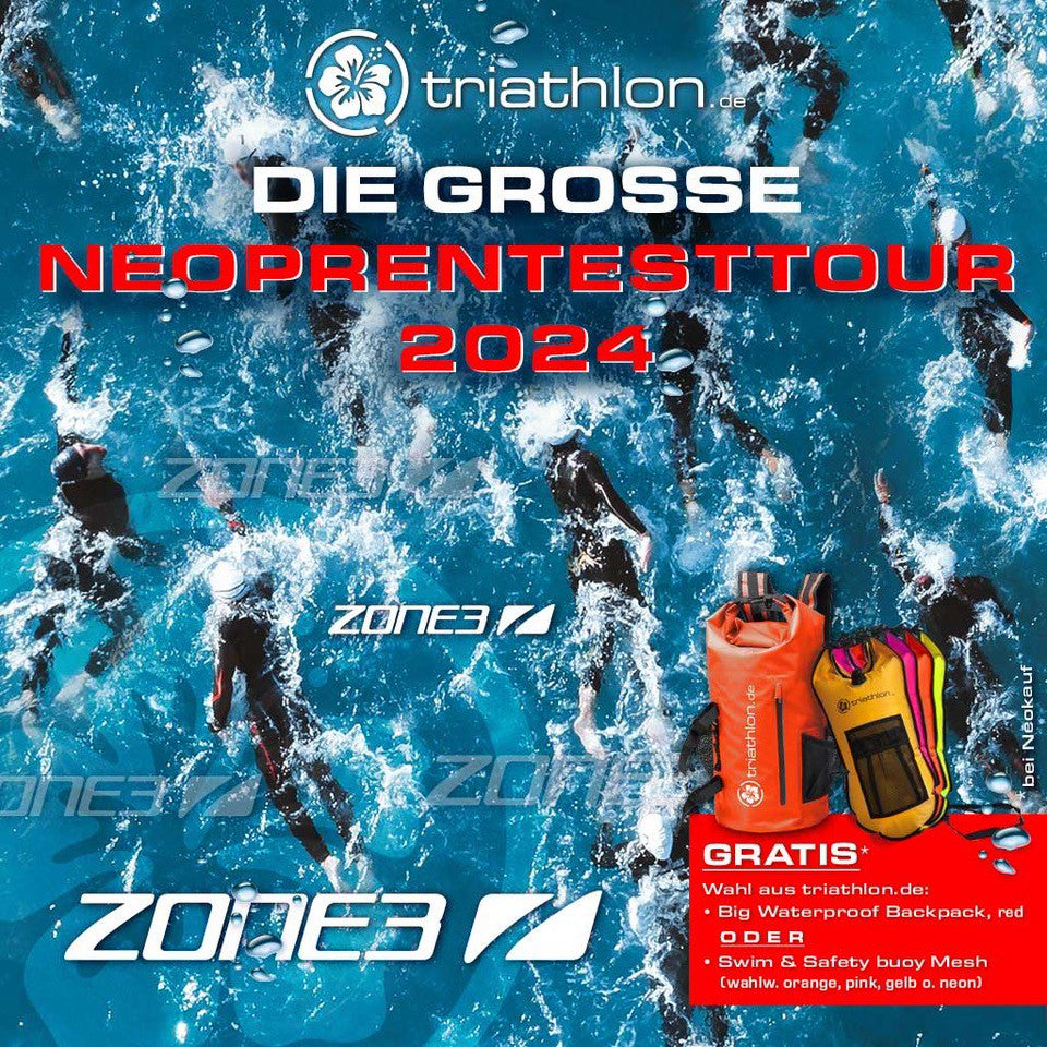 Zone3-Messestand & Neotest: Challenge Roth Kickoff am 19.05.2024 - Badestrand am Rothsee