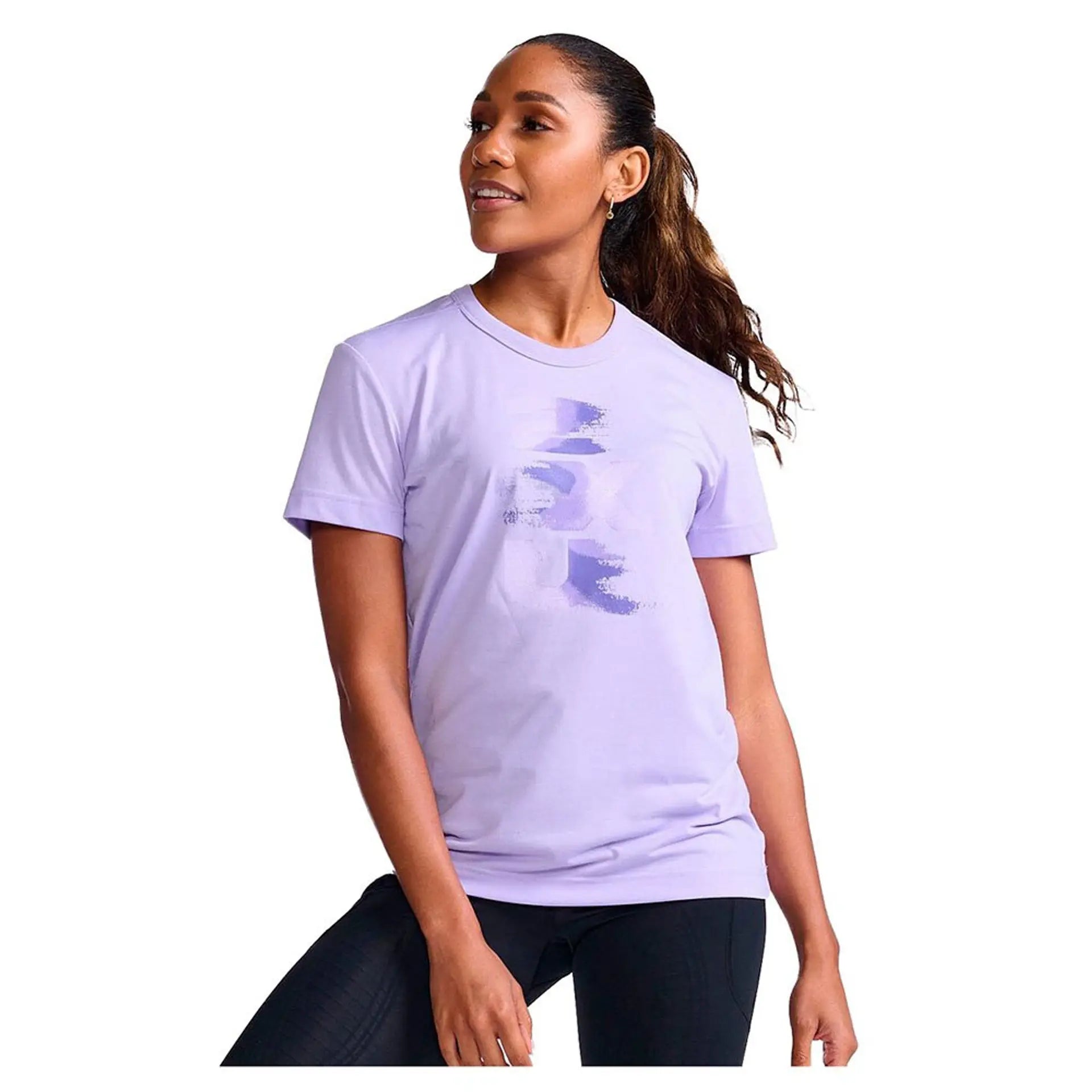 2XU Form Tee, T-Shirt, Damen, Lavender/White