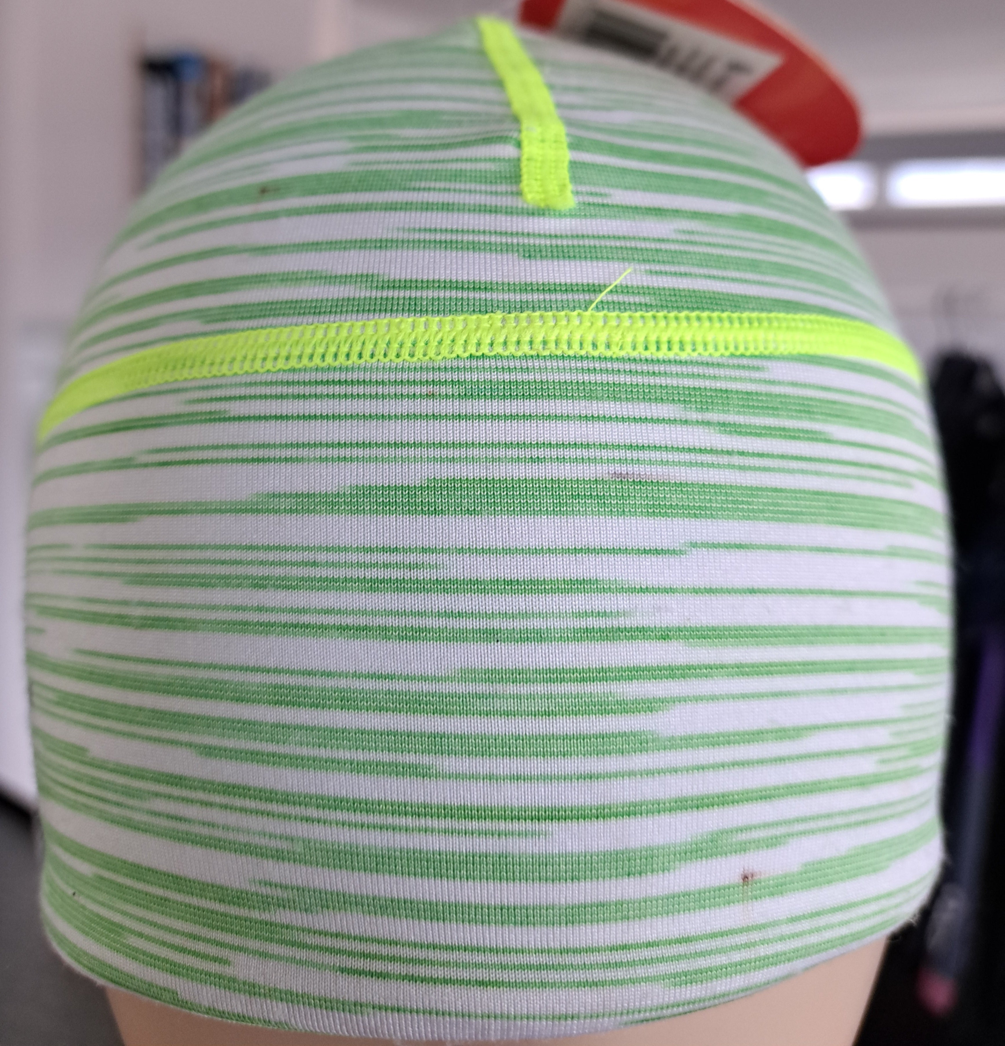 triathlon.de Mütze, grün, B-Ware, kein Umtausch