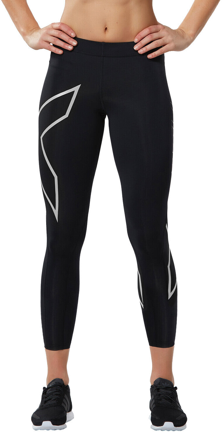 2XU Core Compression 7/8 Tights, Laufhose, Damen, Black/Silver