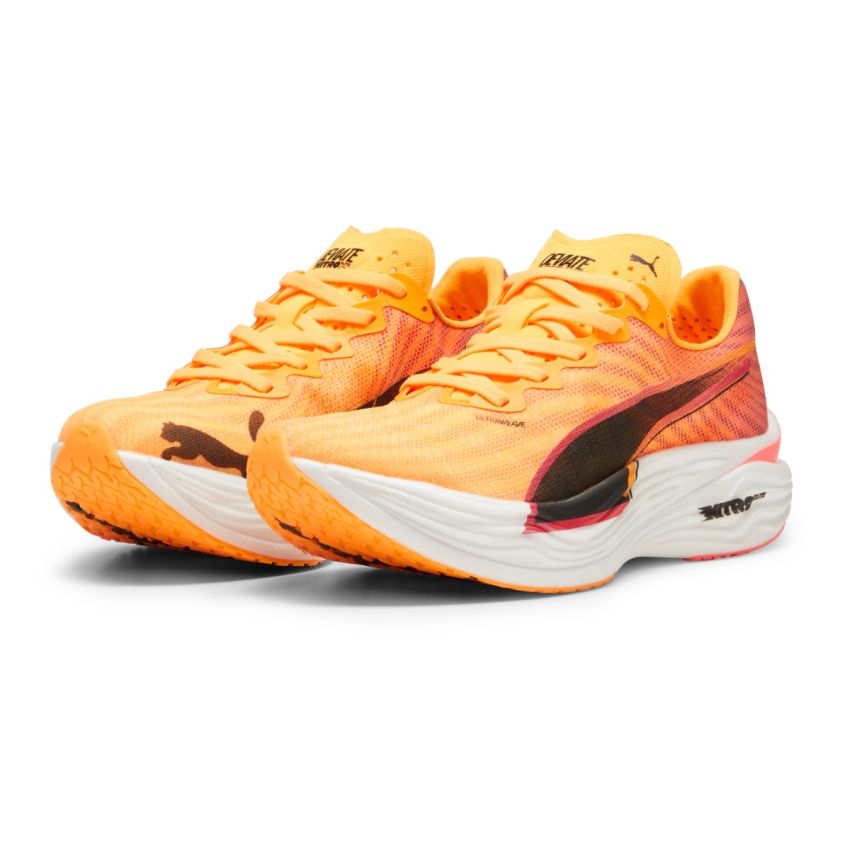 Puma Deviate Nitro Elite 3 Fire, Laufschuh, Damen, Sun Stream/ Sunset Glow