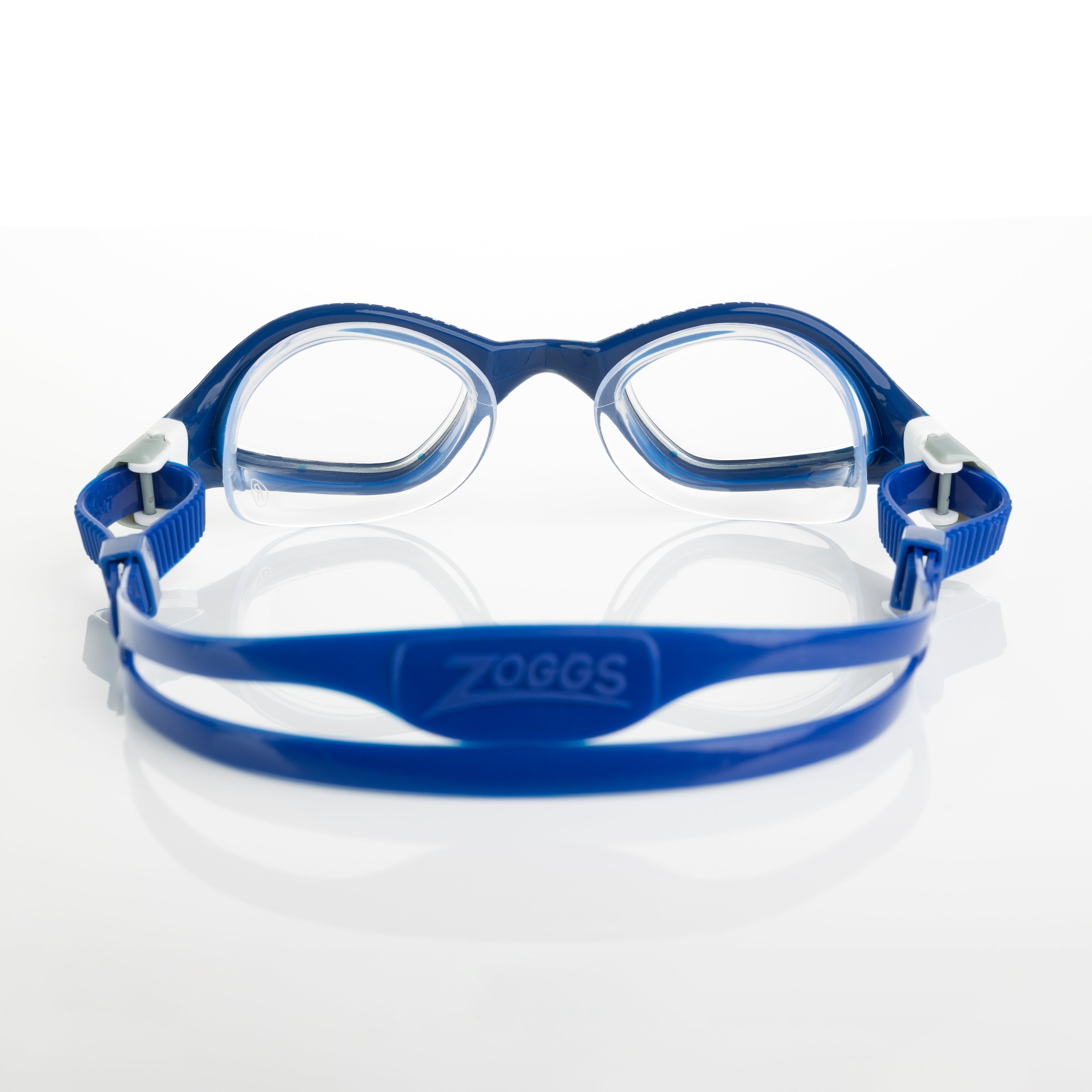 Zoggs Tiger LSR+, blue/white/clear