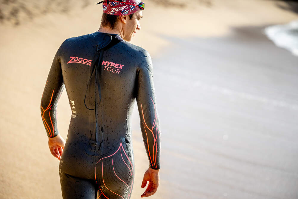 Zoggs Hypex TOUR FS, Black/Red, Neoprenanzug, Herren 2025