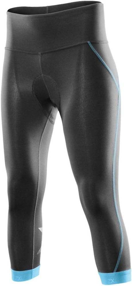 2XU Compression Cycle 3/4 Tight, Damen, Black/Amalfi
