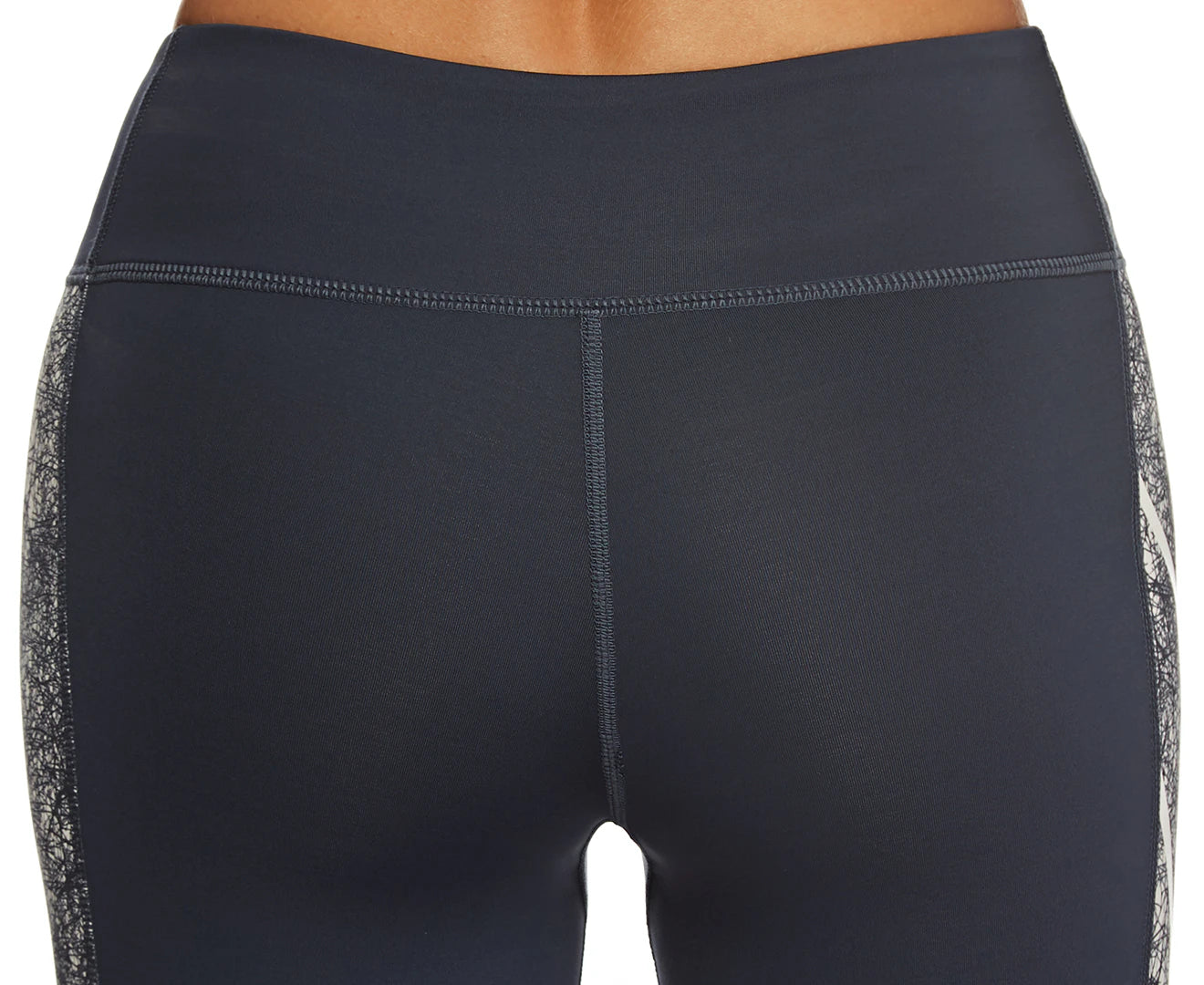 2XU Mid-Rise PTN Compression Tight, Damen, Ombre Blue/gemustert