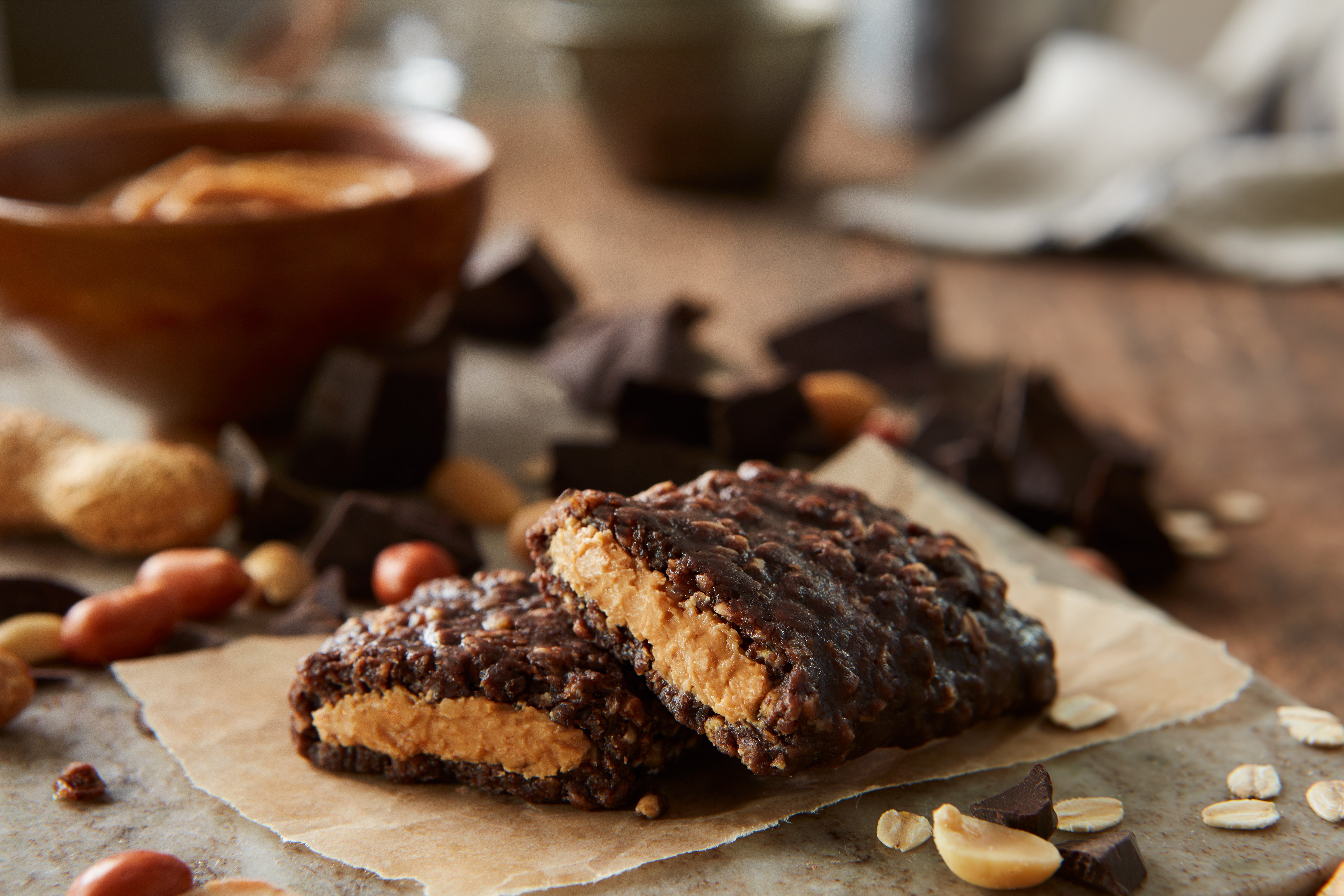 CLIF BAR Energie Riegel Nut Butter Bar, Chocolate Peanut Butter, 50g