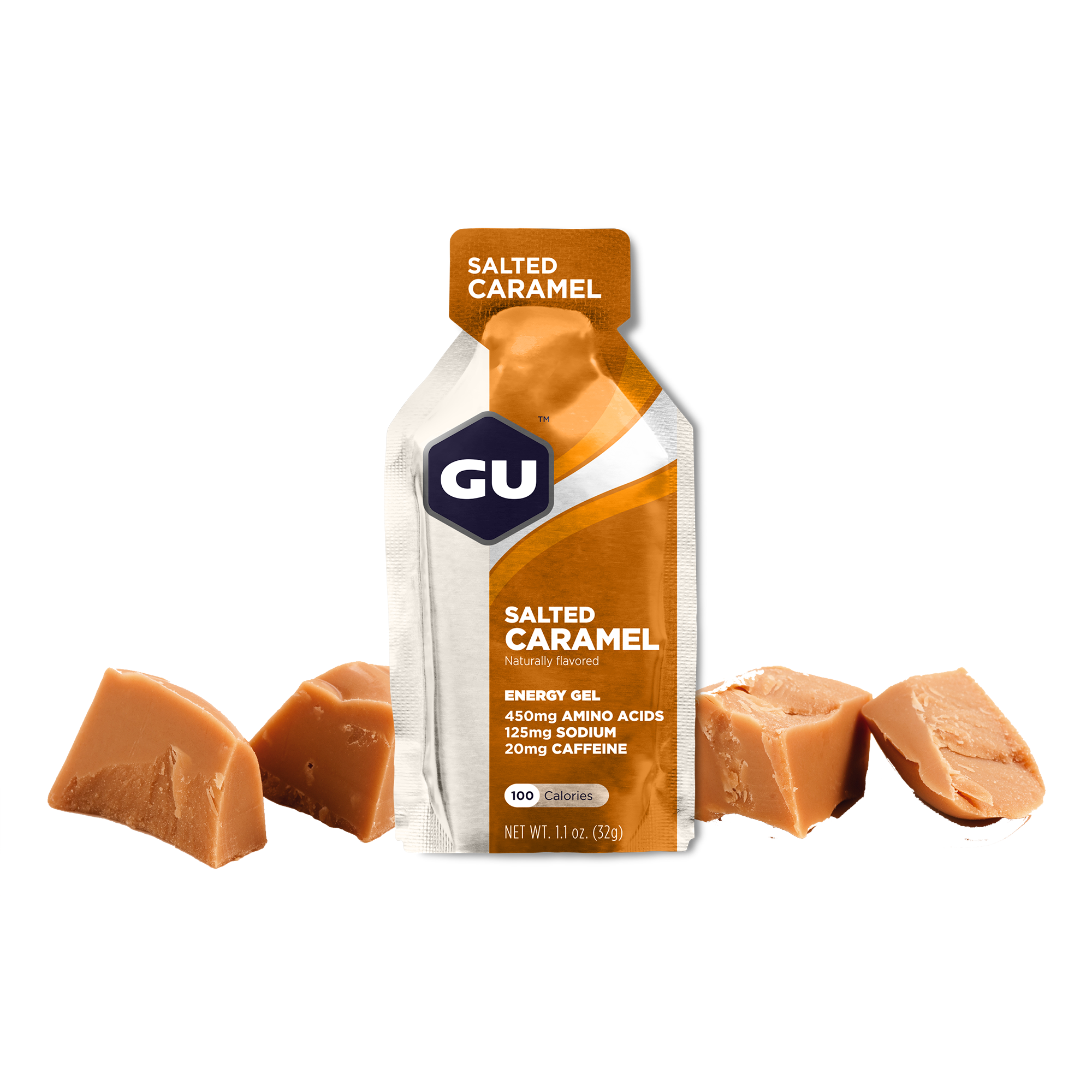GU Energy Gel 32g Salted Caramel MDH 9/25