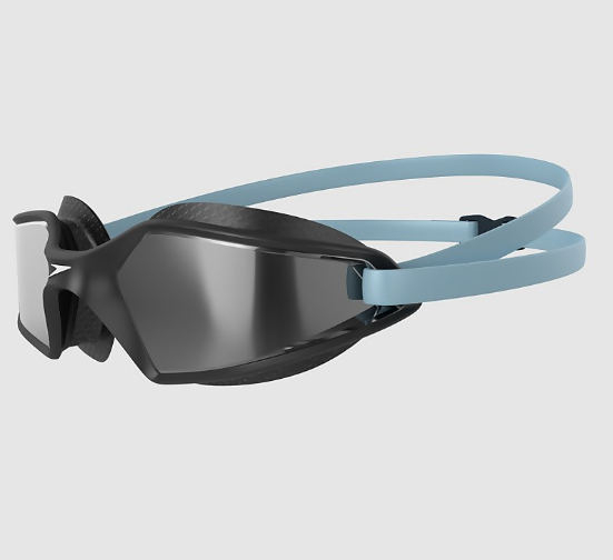 Speedo Hydropulse Mirror, Schwimmbrille, Grey/Silver