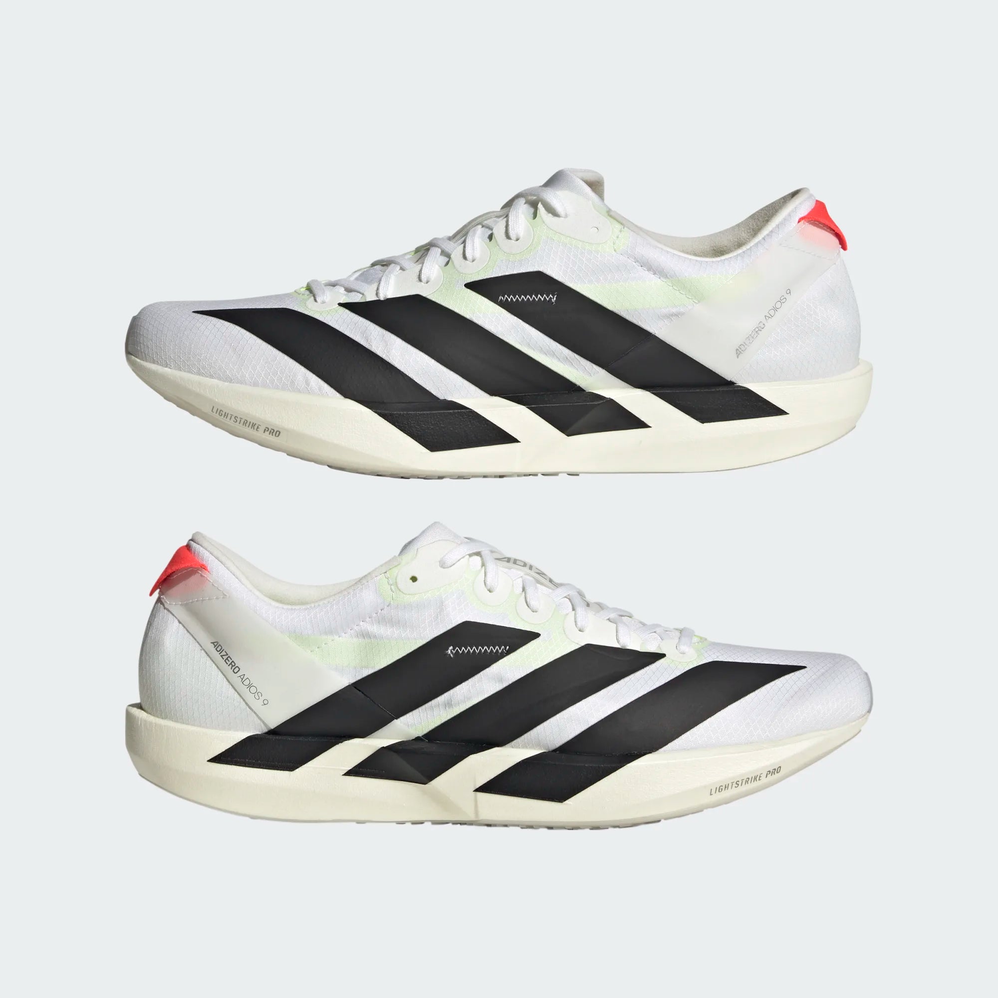 Adidas ADIZERO ADIOS 9, Laufschuh, Herren, Cloud White/Core Black/Silver Metallic