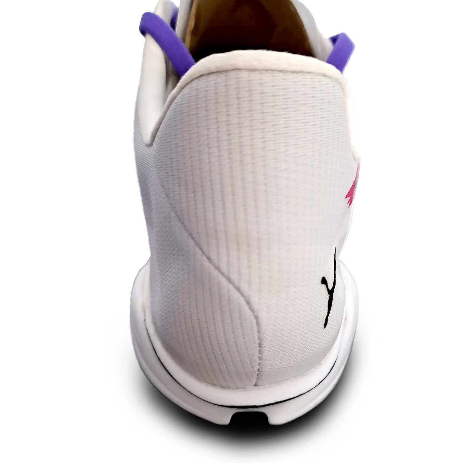 Detailansicht Fersenbereich rechter Schuh