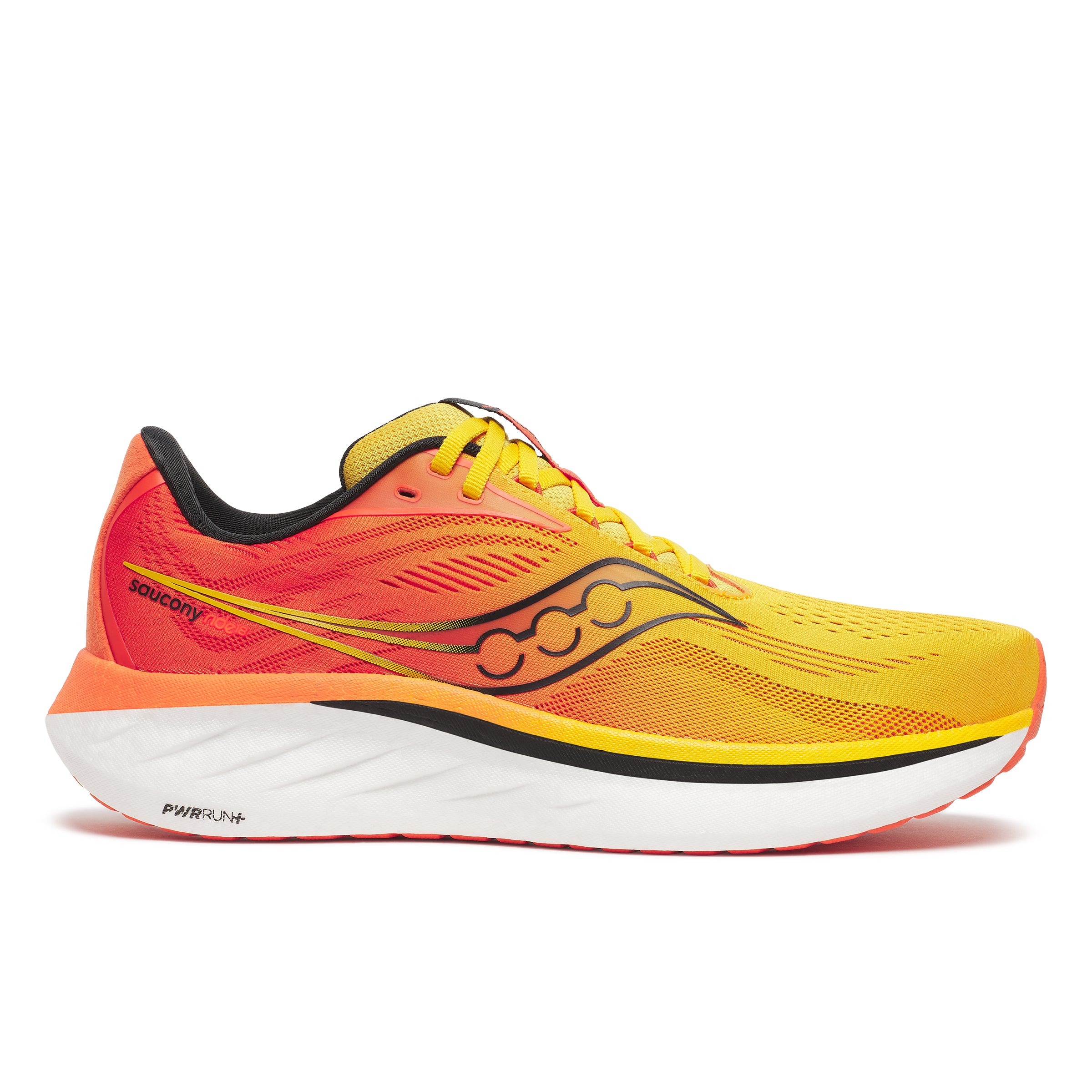 Saucony Ride 18, Laufschuh, Herren, POLLEN/PEPPER