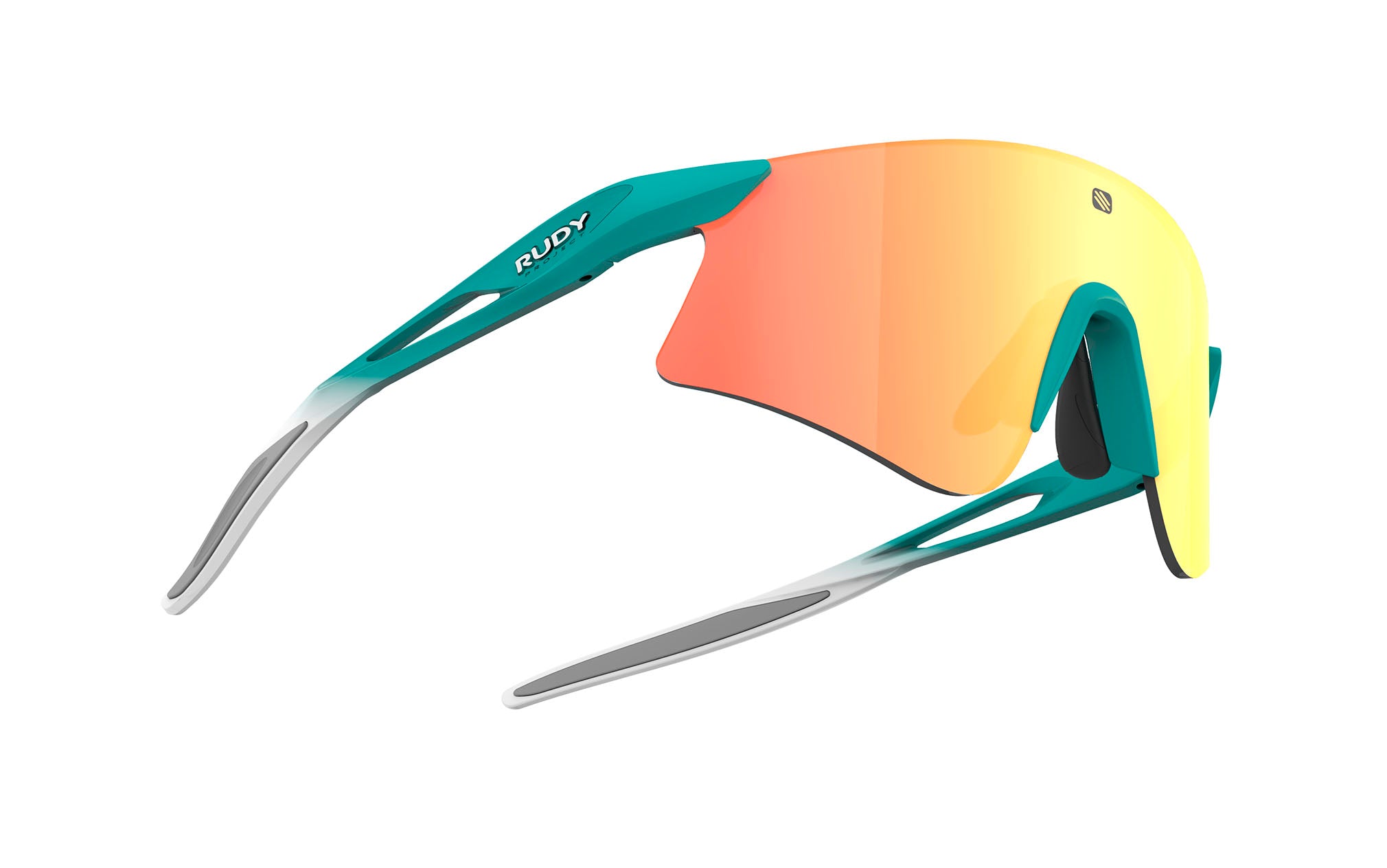 RUDY Project Astral, Multilaser Orange/Emerald Faded White Matte, Radbrille, Sportbrille