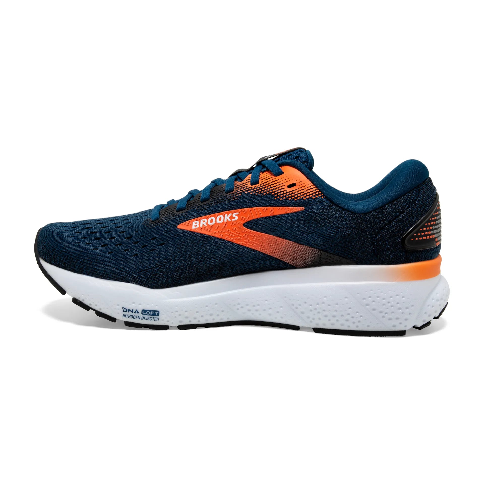 Brooks Ghost 16, Laufschue, Herren, Blue Opal/Black/Nasturtium