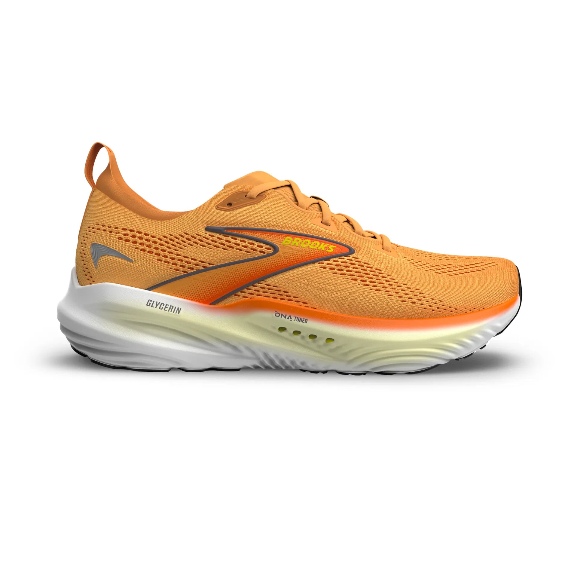 Brooks Glycerin 22, Laufschuh, Herren, Orange/Nightlife/White