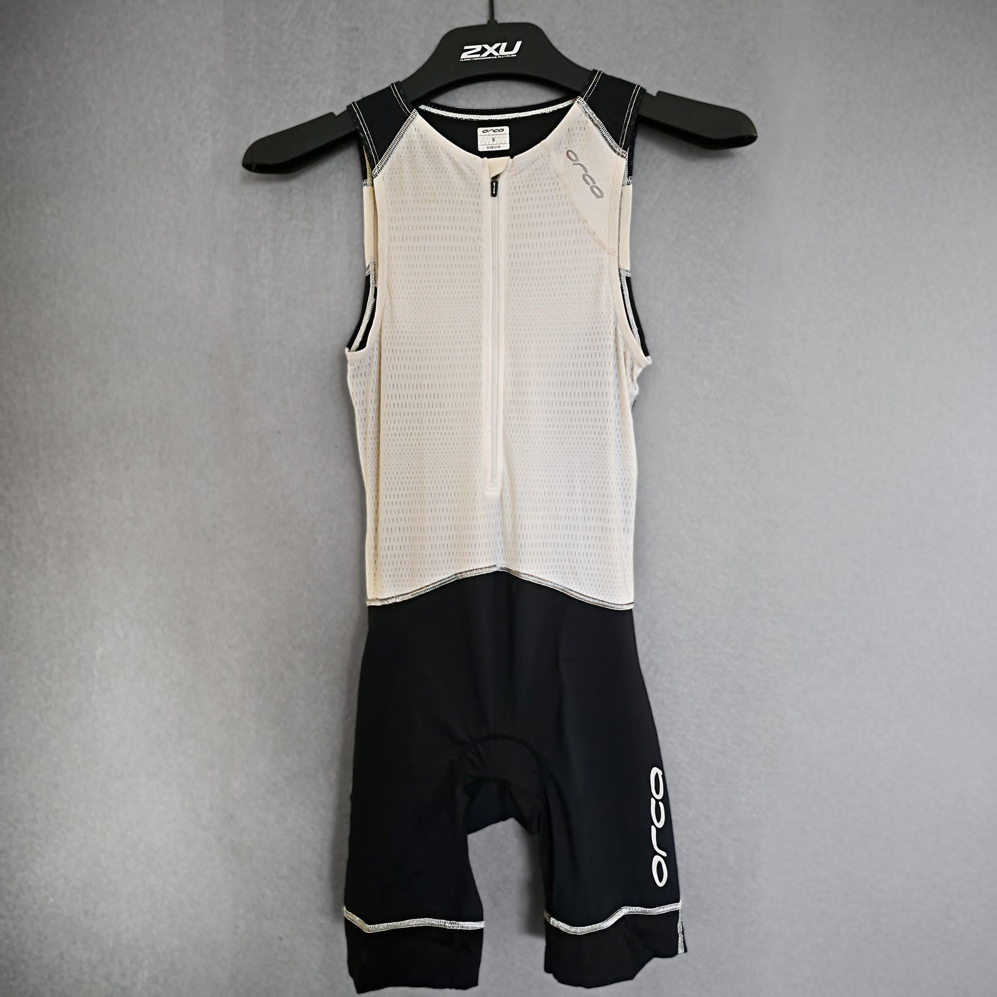 Orca 226 Kompress Racesuit, Herren, schwarz/weiß, B-Ware, kein Umtausch