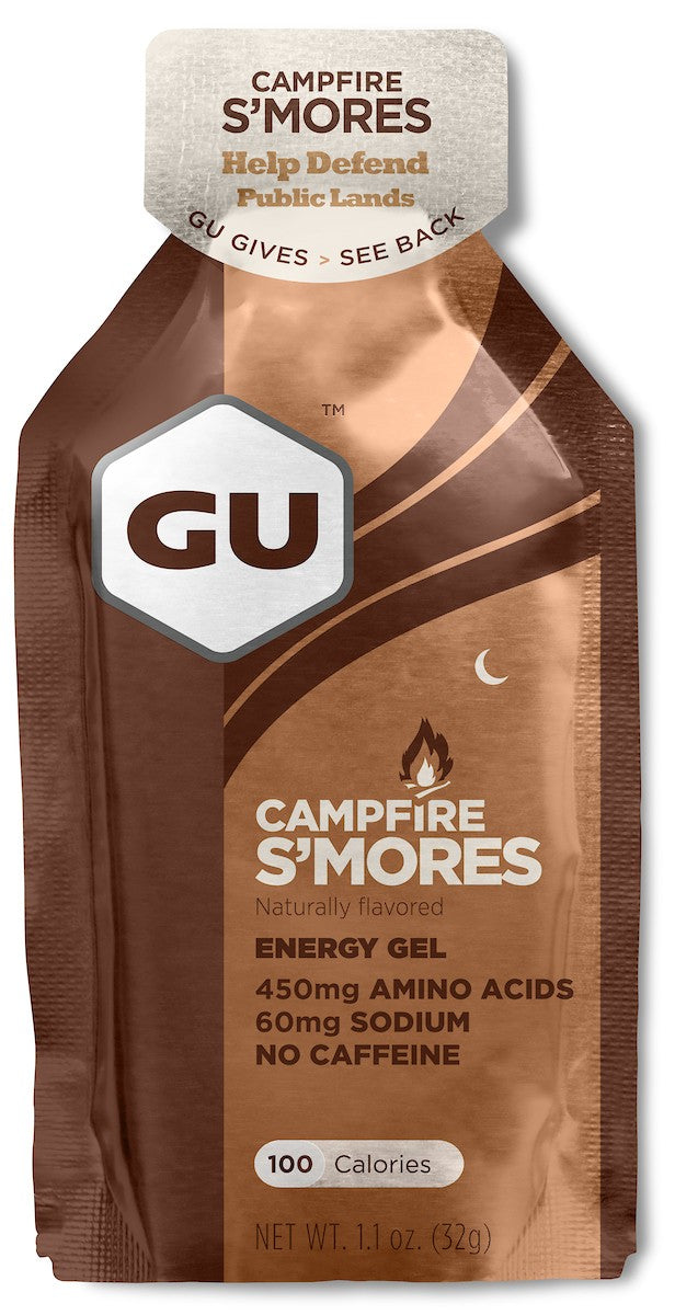 GU Energy Gel 32g Campfire S'mores MDH 9/25