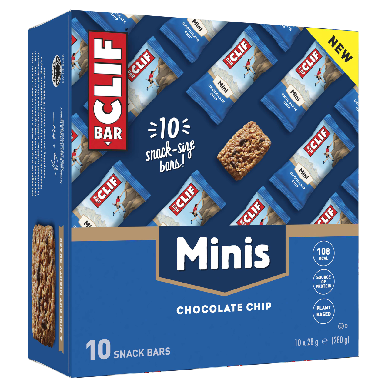 CLIF BAR Energie Riegel Mini, 28g, Chocolate Chip