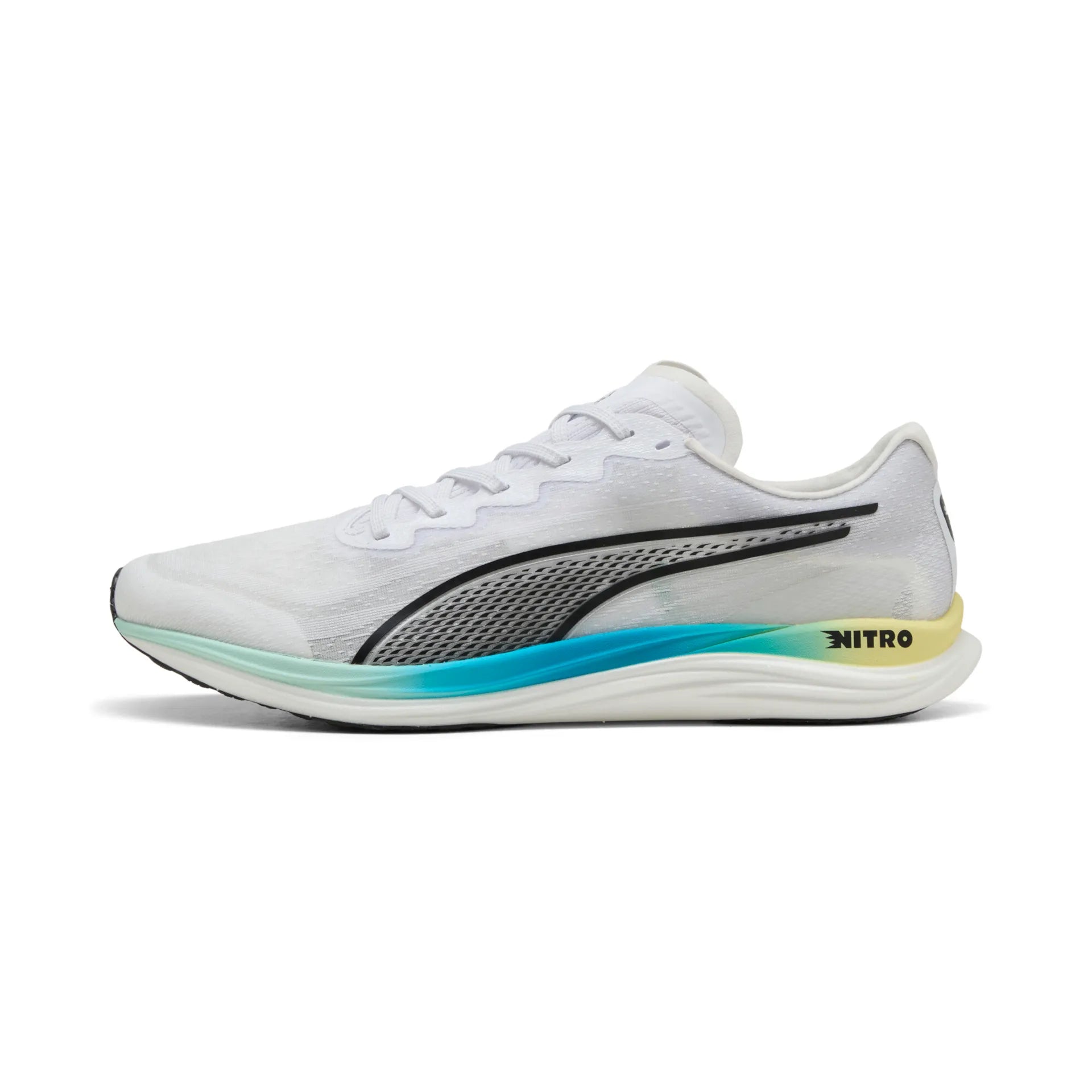 Puma Propio Nitro, Laufschuhe, Herren, Puma White/Mint Melt