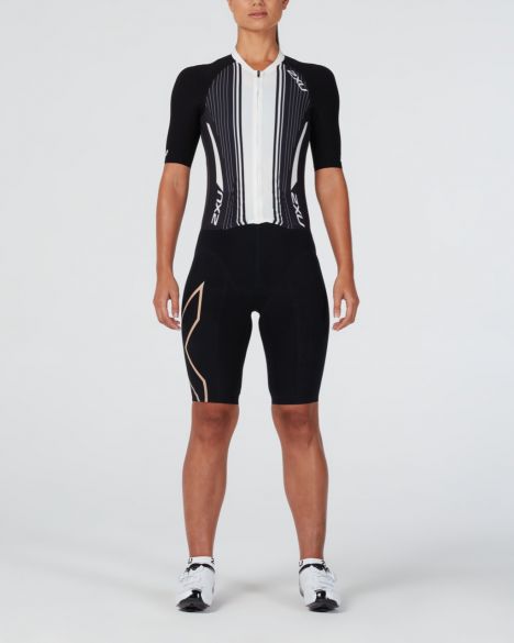 2XU Project X Trisuit, Damen, schwarz/weiß