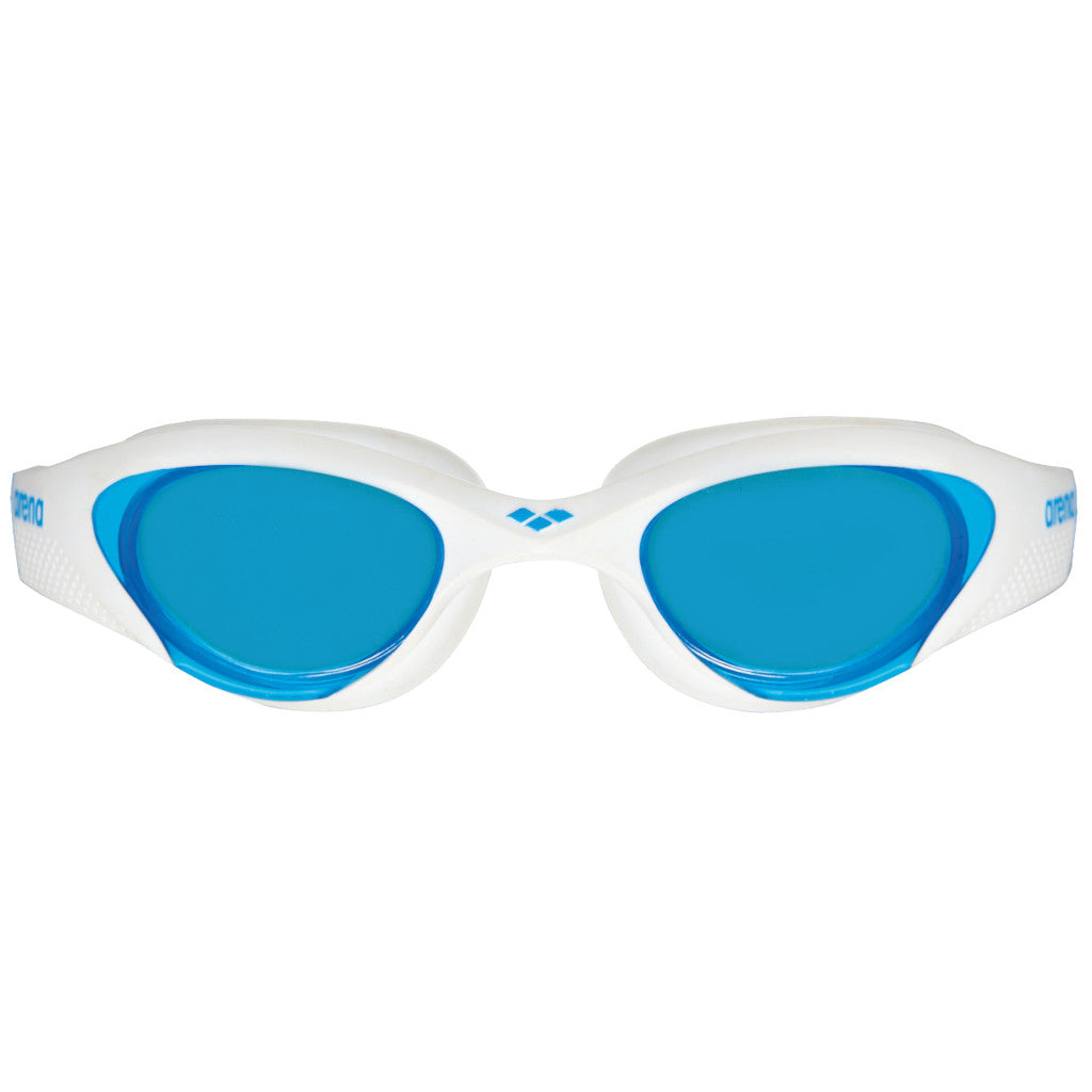 Arena Schwimmbrille The One, light blue-white-blue, weiß/blau