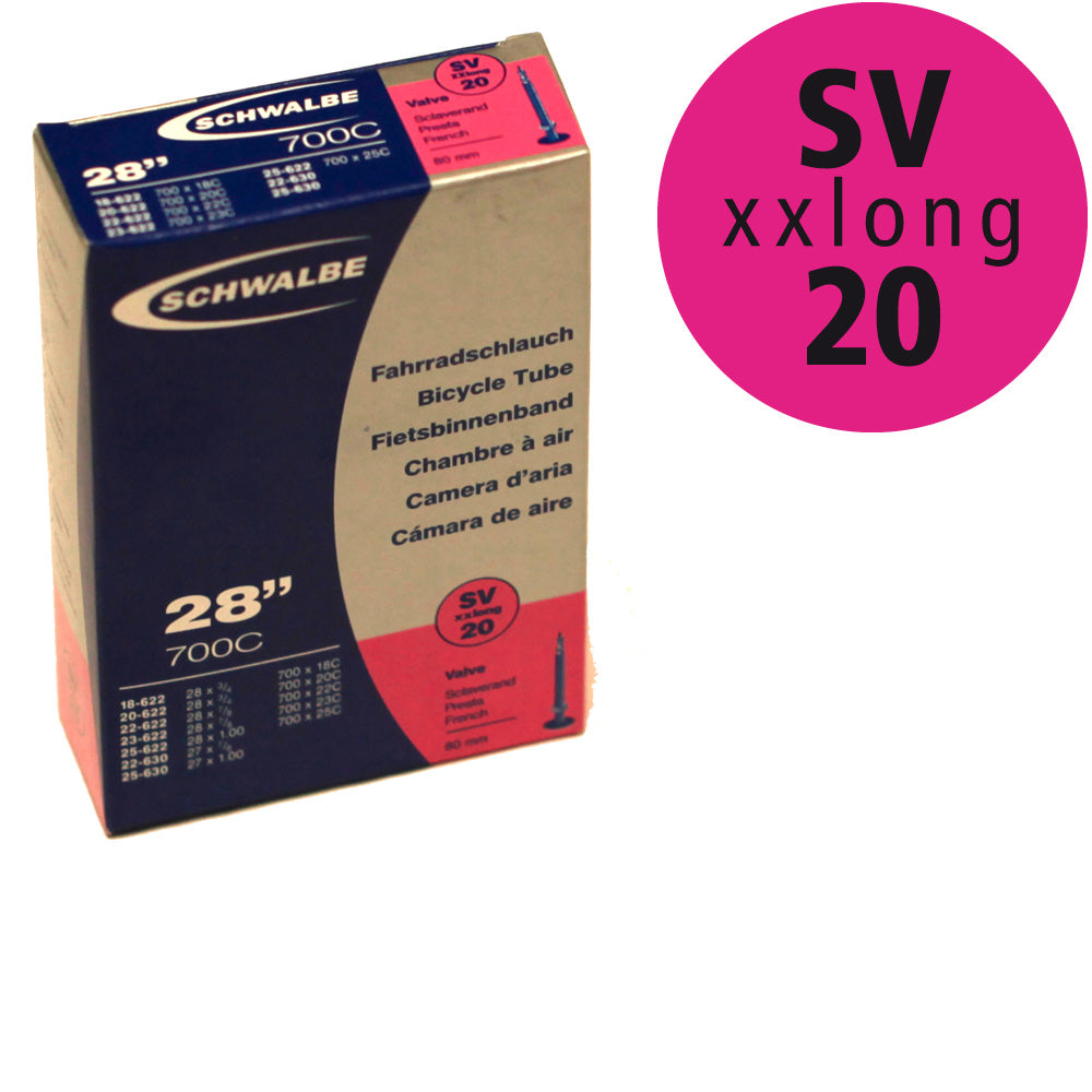 Schwalbe Schlauch Renn, Extra leicht, 80mm, SV20 Ventil