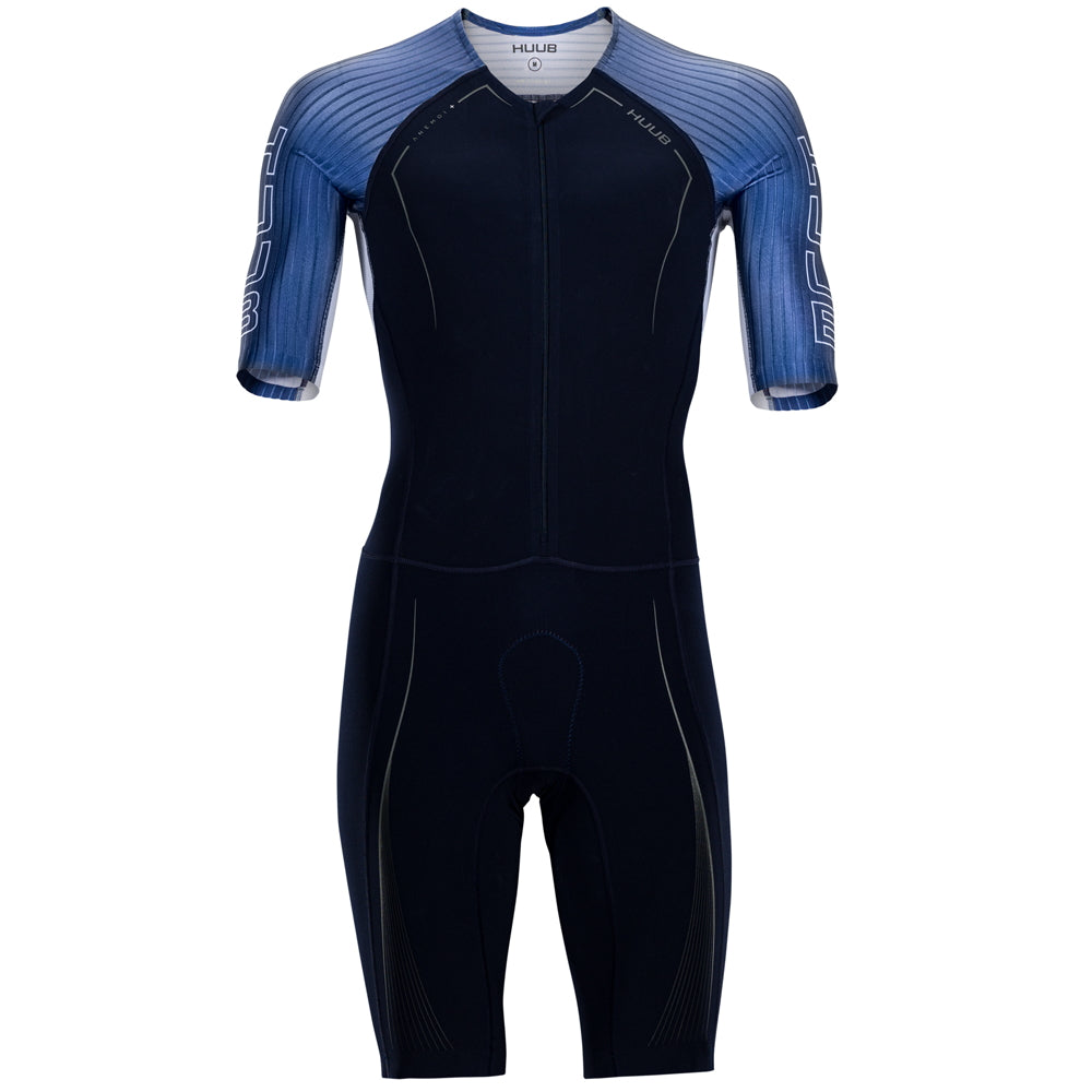 Huub Anemoi Aero + Flatlock TriSuit, Herren, navy/petrol, blau/petrol