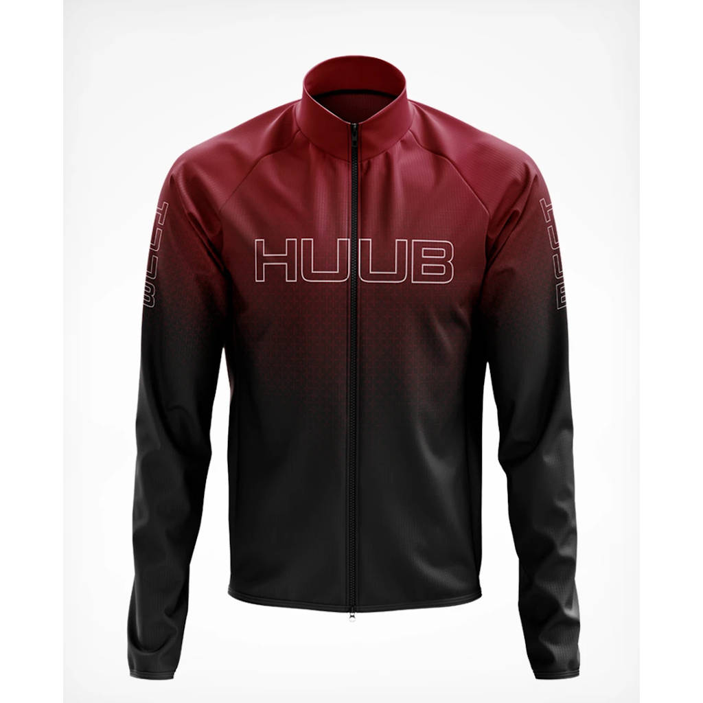 Huub Core 2 All Elements Jacke, Trikot, Radtrikot, Herren, schwarz/rot