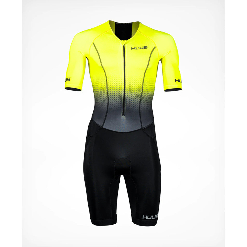 Huub Commit Long Course TriSuit, Herren, gelb fluoreszierend