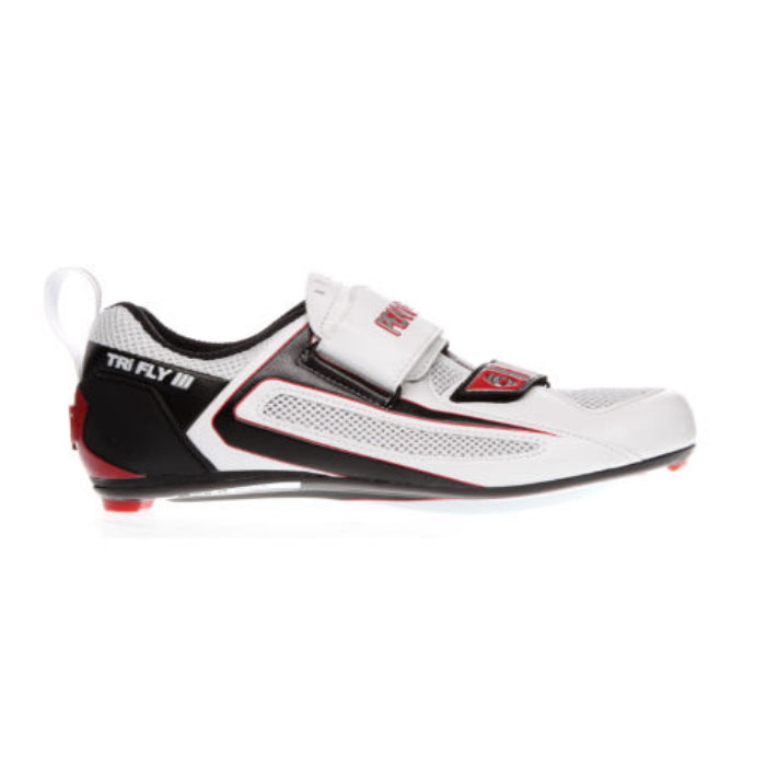 Pearl Izumi Tri Fly III Carbon, weiß/schwarz/rot, Größe 38,5