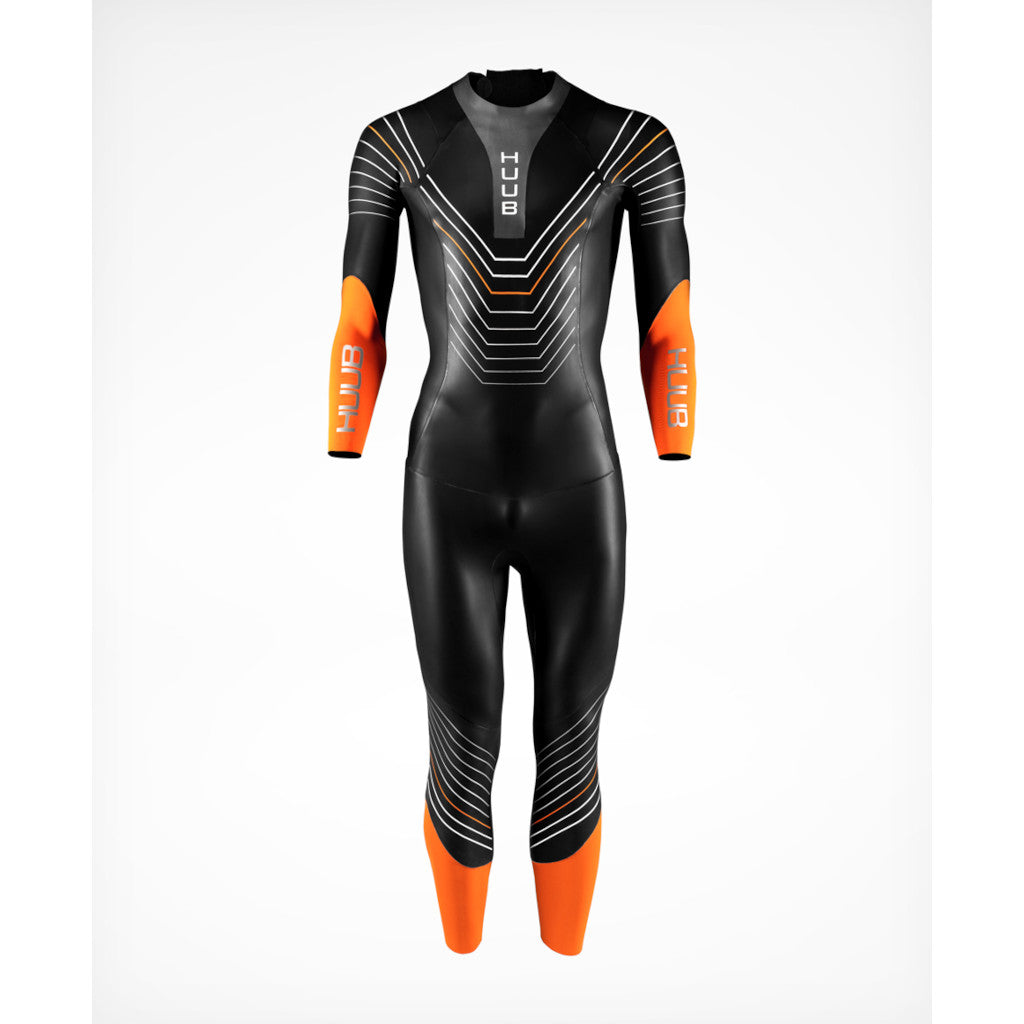 Huub Araya 2:4, Neoprenanzug, schwarz/orange, Damen, 2024