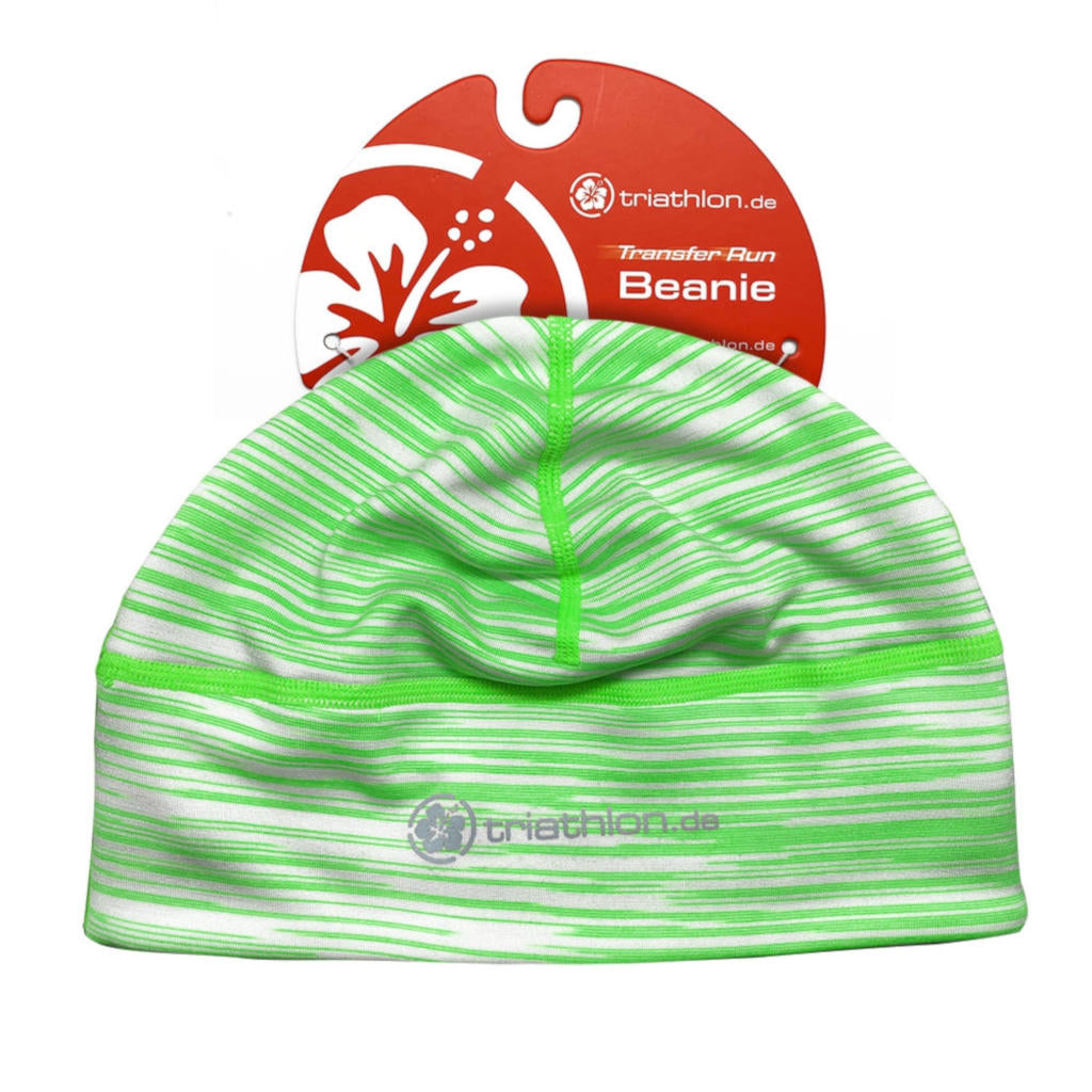 triathlon.de Mütze, grün, B-Ware, kein Umtausch