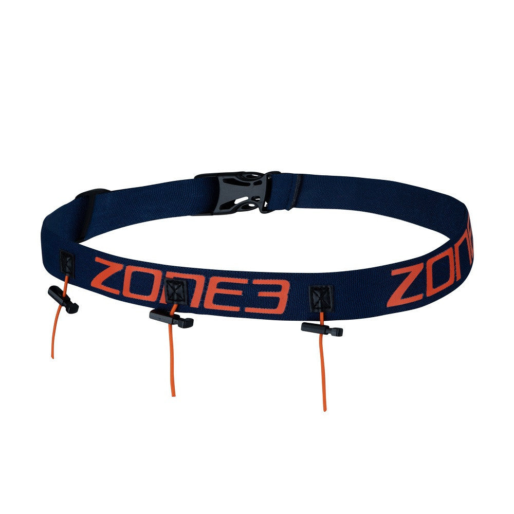 Zone3 Startnummernband, blau/orange