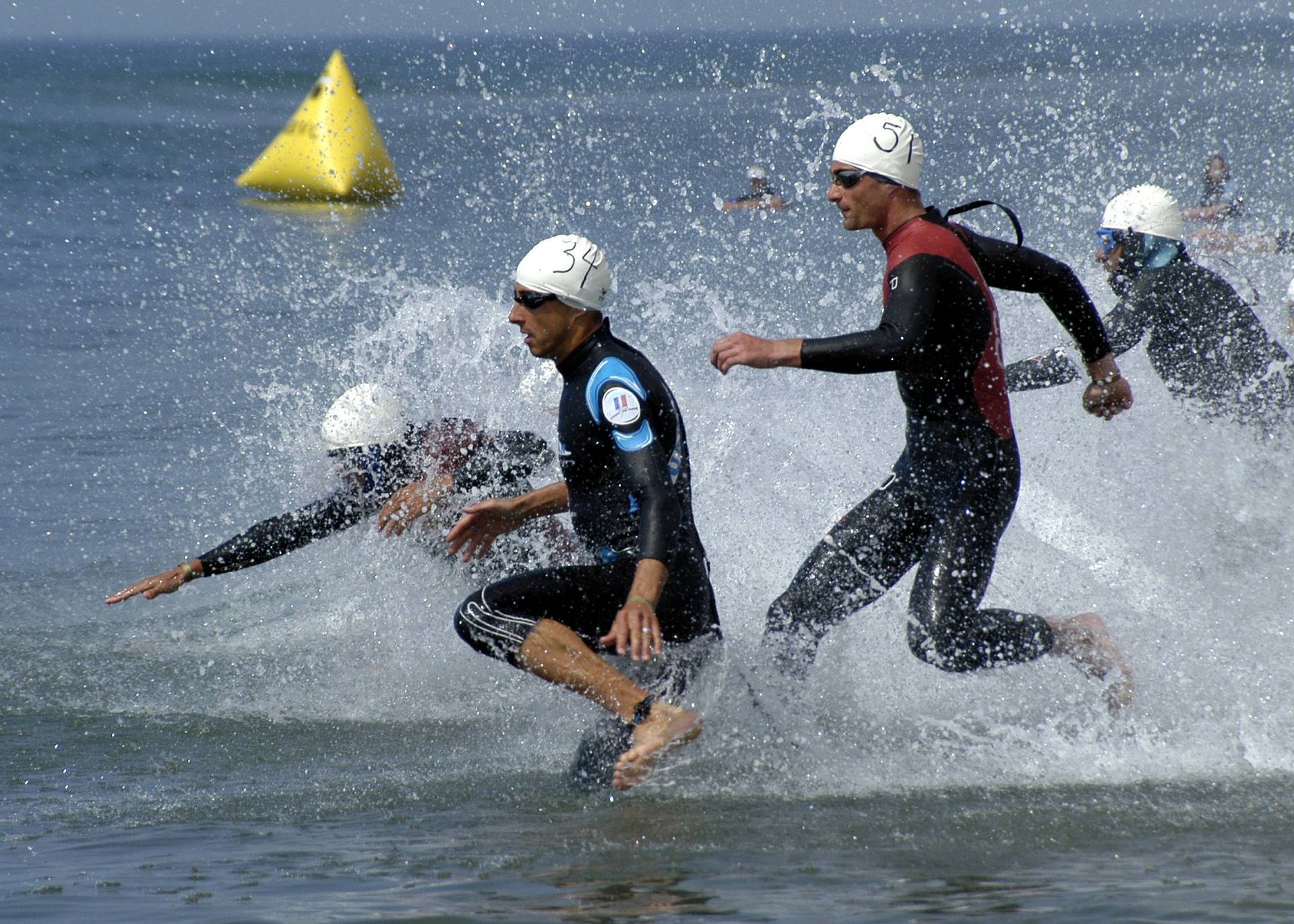 Triathlon-Wettkampfregeln: Schwimmen