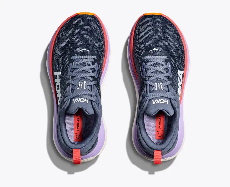 Hoka Gaviota 5, Laufschuh, Damen, Anchor/Grapefruit