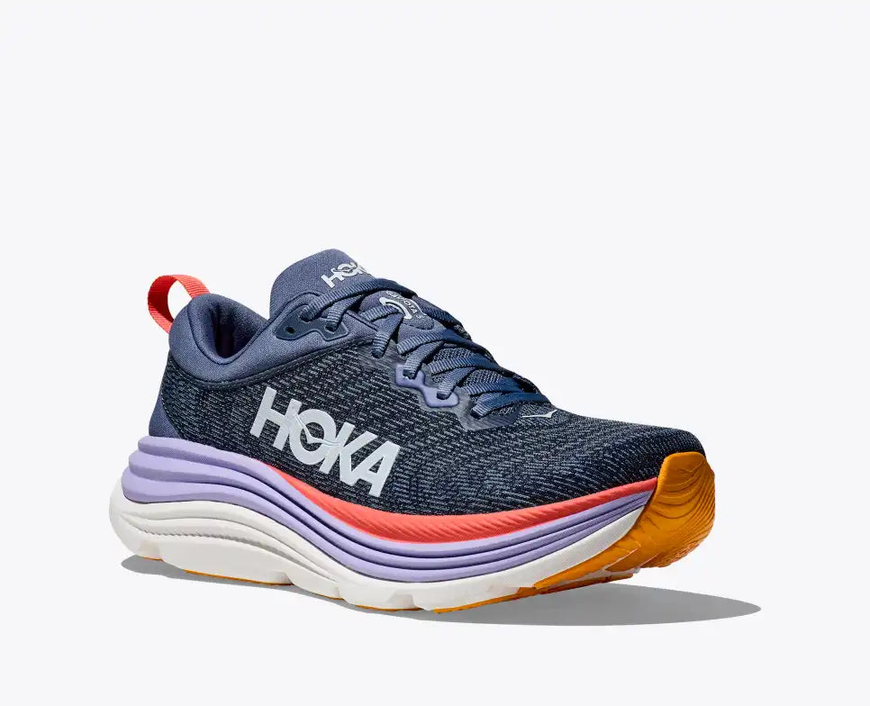 Hoka Gaviota 5, Laufschuh, Damen, Anchor/Grapefruit