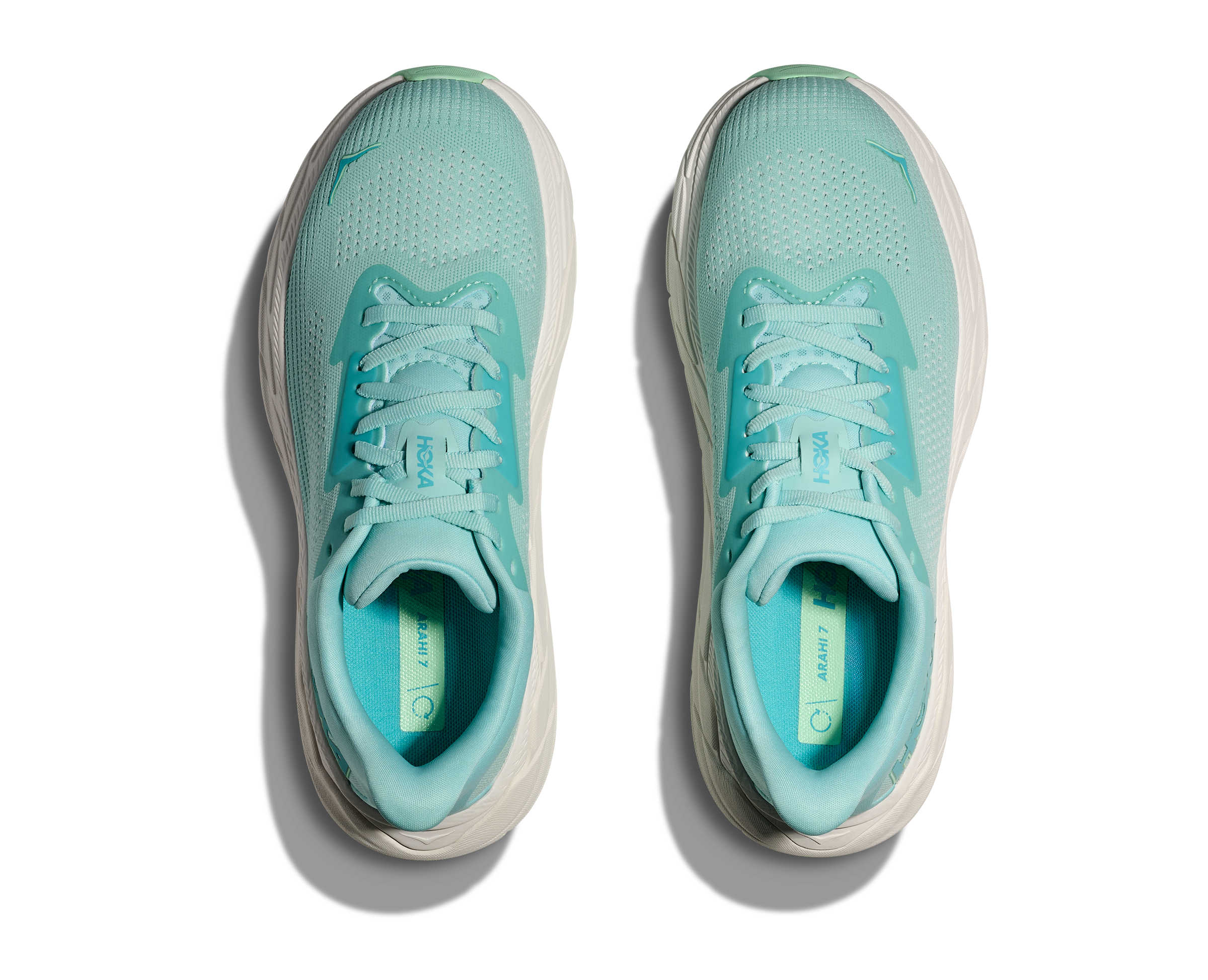 Hoka Arahi 7, Laufschuh, Damen, Blue Spark/Snow Melts