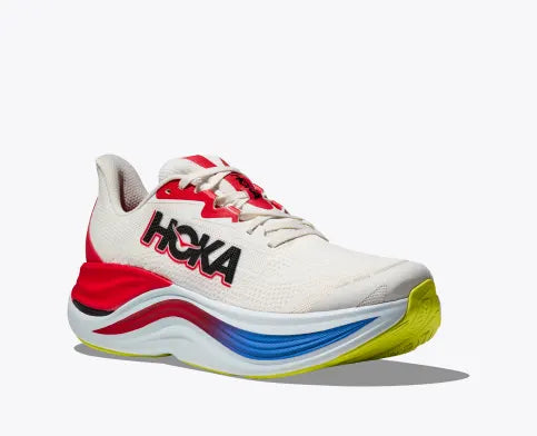 Hoka Skyward X, Laufschuh, Herren, Blanc de Blanc/Virtual Blue