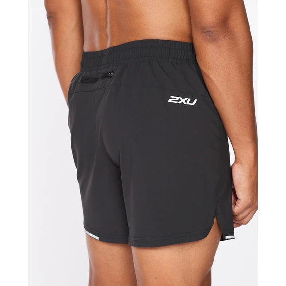 2XU Aero 5 Inch Shorts, Laufshort, Herren, schwarz