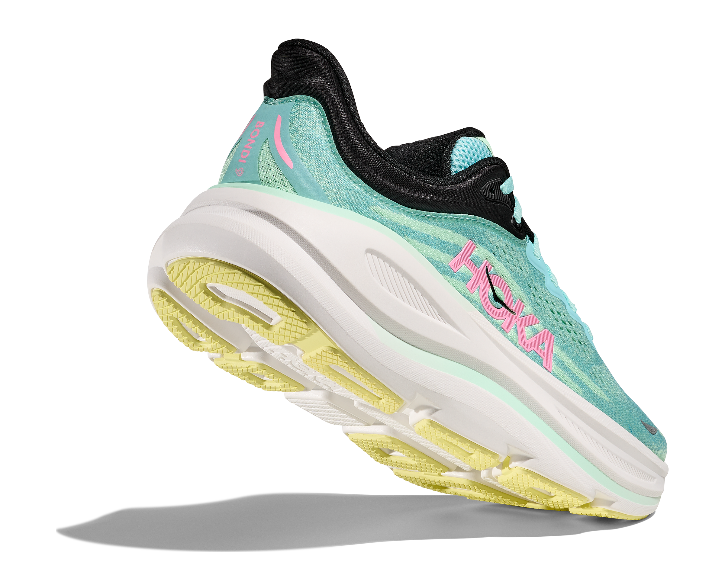 Hoka Bondi 9, Laufschuh, Damen, Blue Spark/Mint Flourite