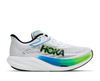 Hoka Rocket X 3, Laufschuh, unisex, Frost/Electric Lime