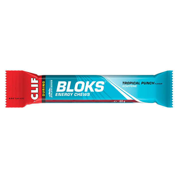 CLIF BAR BLOKS ENERGY CHEWS, Energy Chews, Tropical Punch