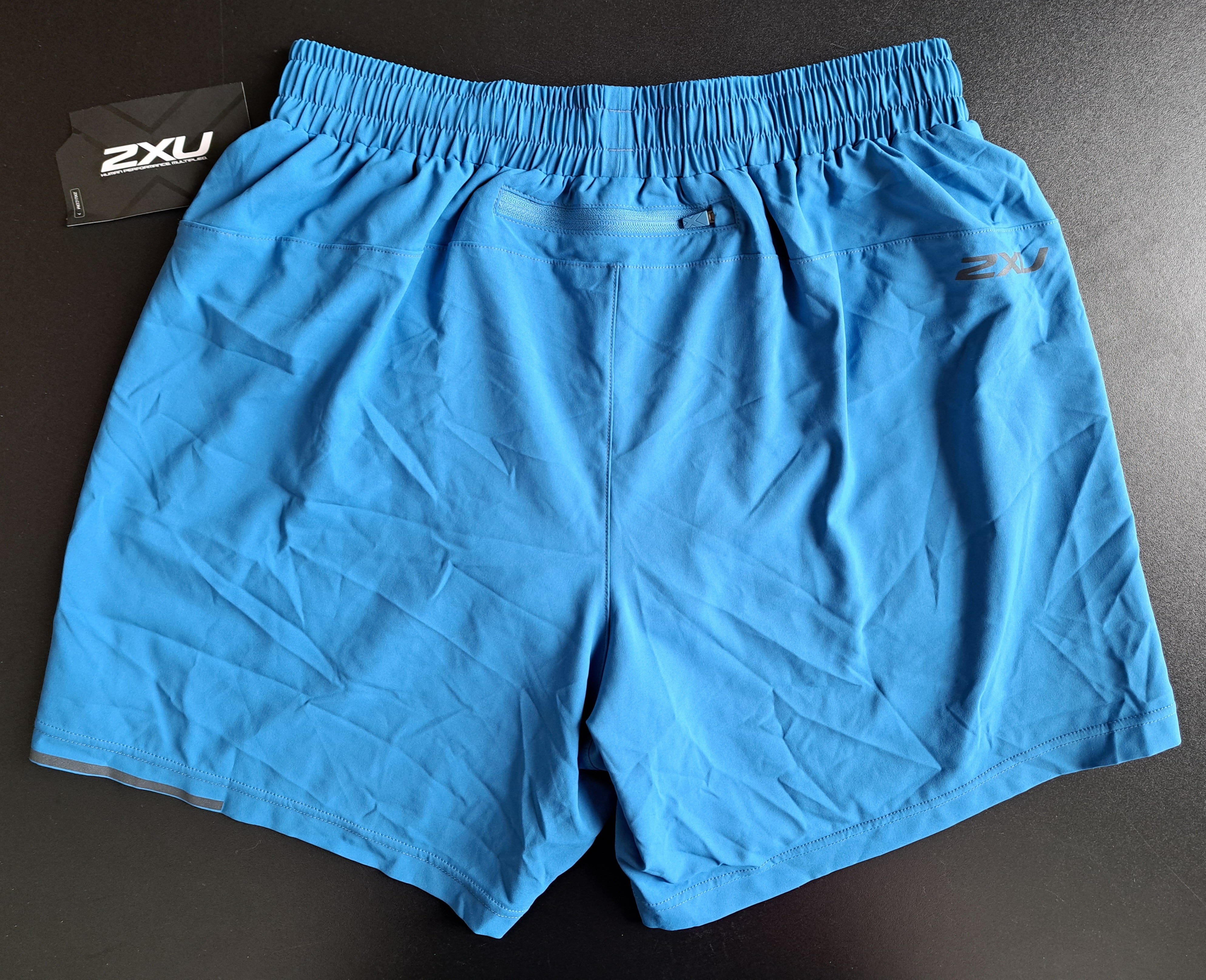 2XU Aero 5 Inch Shorts, Laufshort, Herren, blau