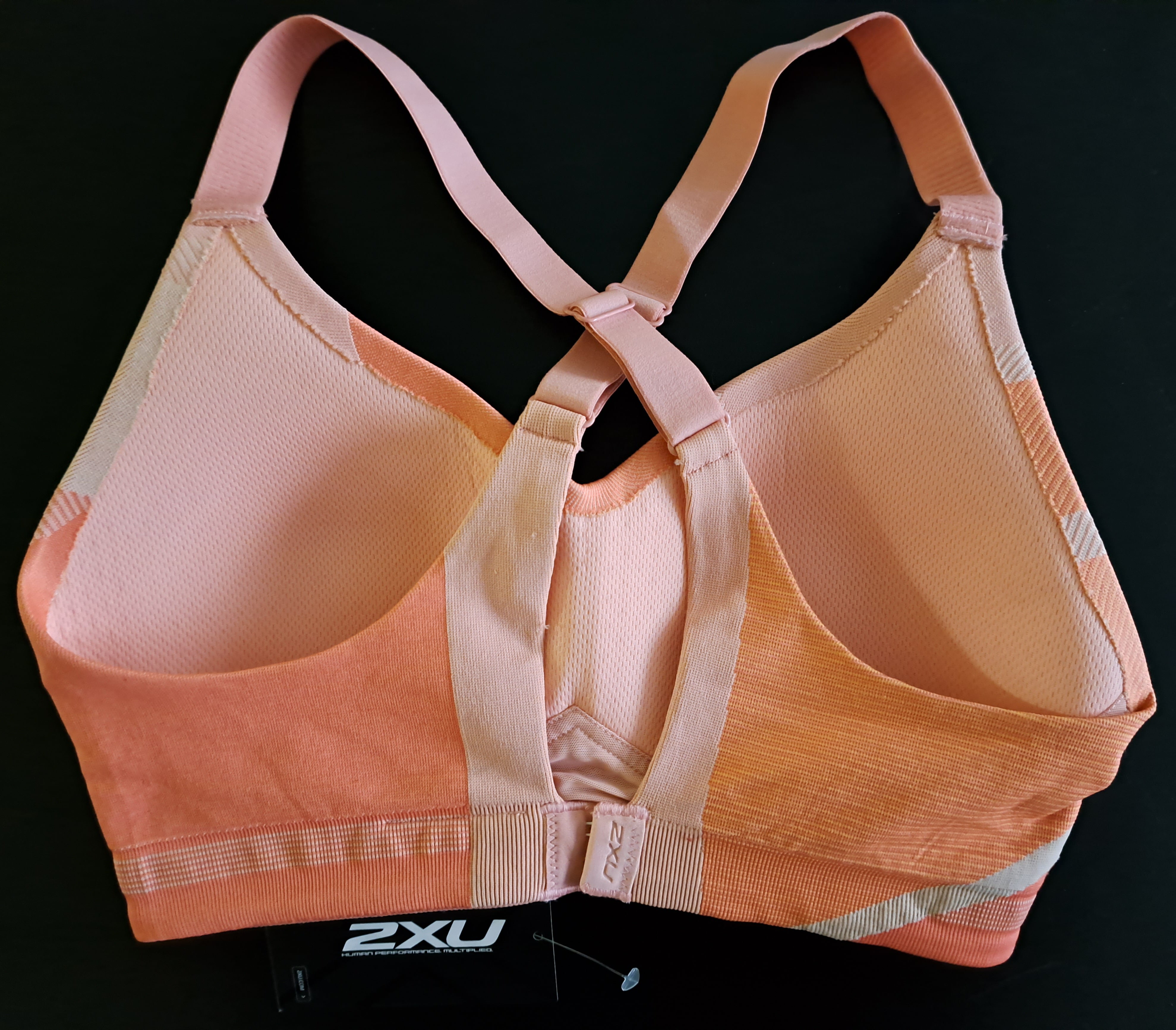 2XU Motion Tech Bra, Damen, Rosé/Orange