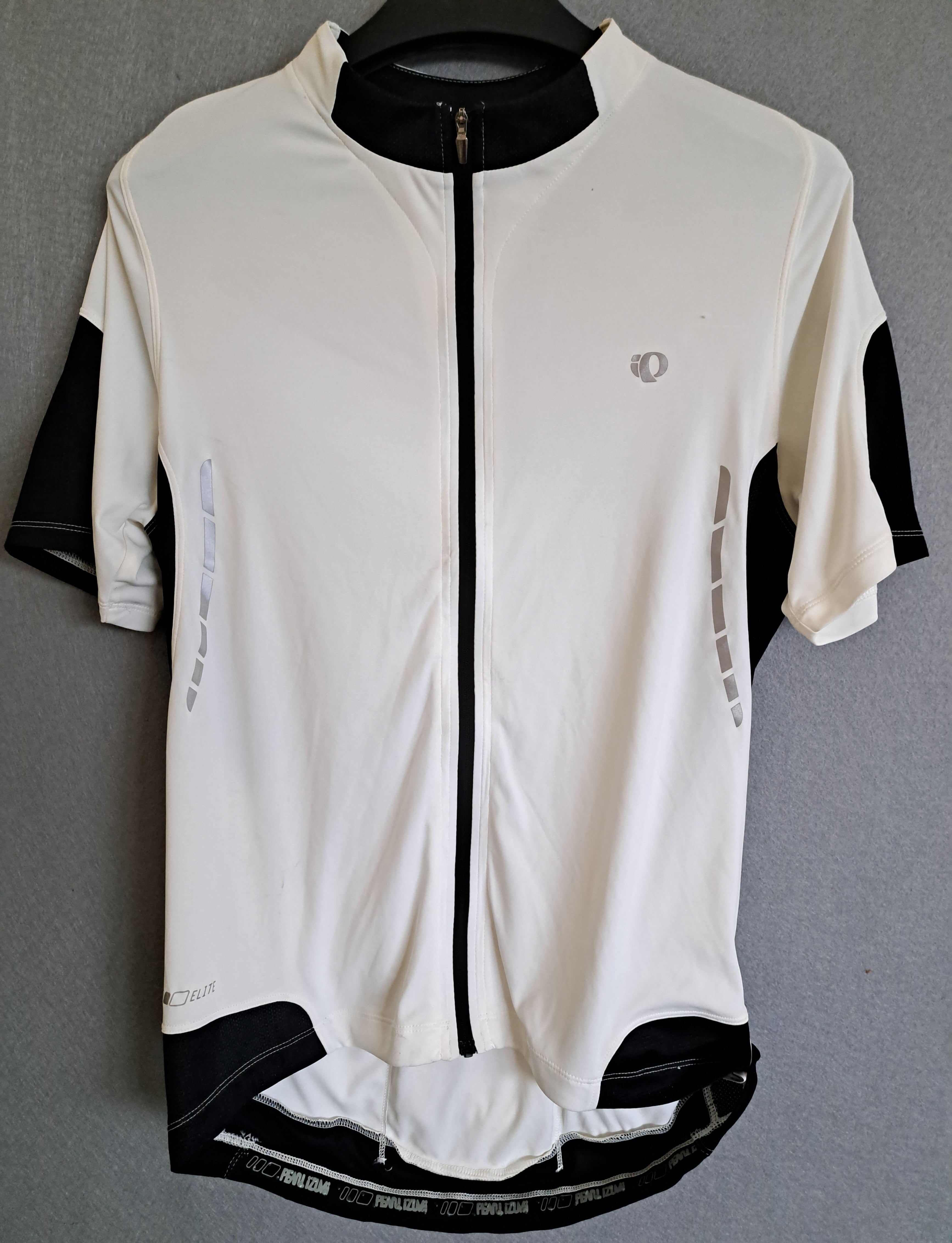 Pearl Izumi Elite Jersey, Herren, Radtrikot, White/Black