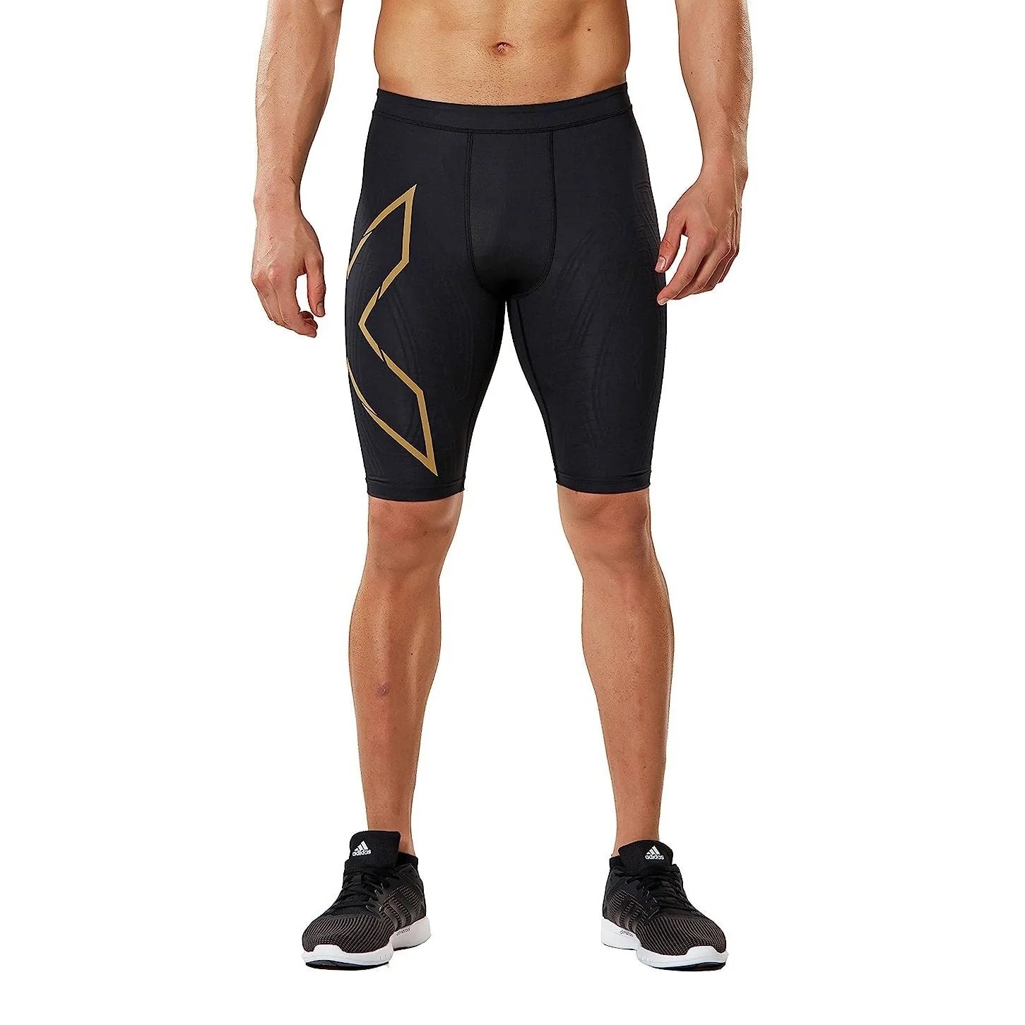 2XU MCS Run Compression Shorts, Herren, Black/Gold