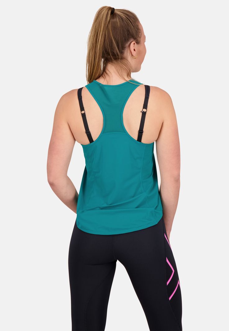 2XU Motion Mesh Tank, Laufshirt, Damen, Botanical/Mountain