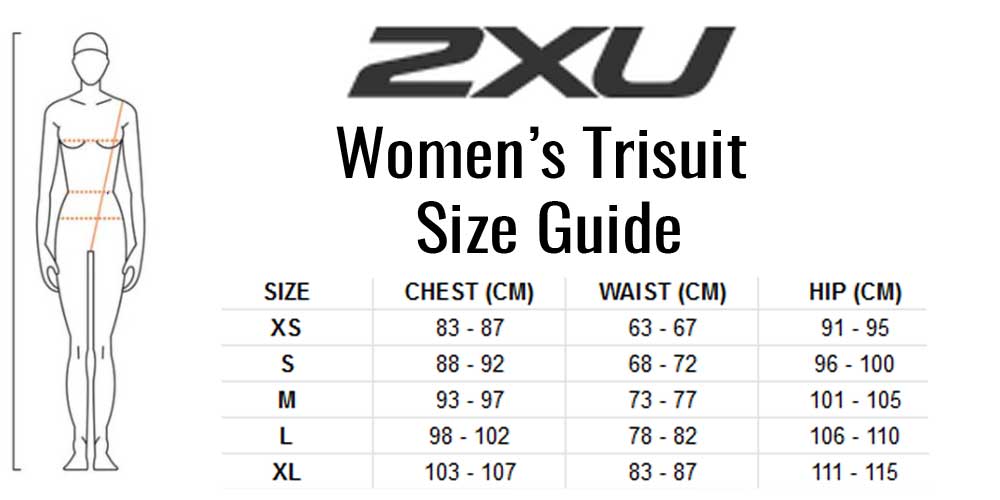 2XU Compression Sleeved TriSuit, Damen, Black/Black