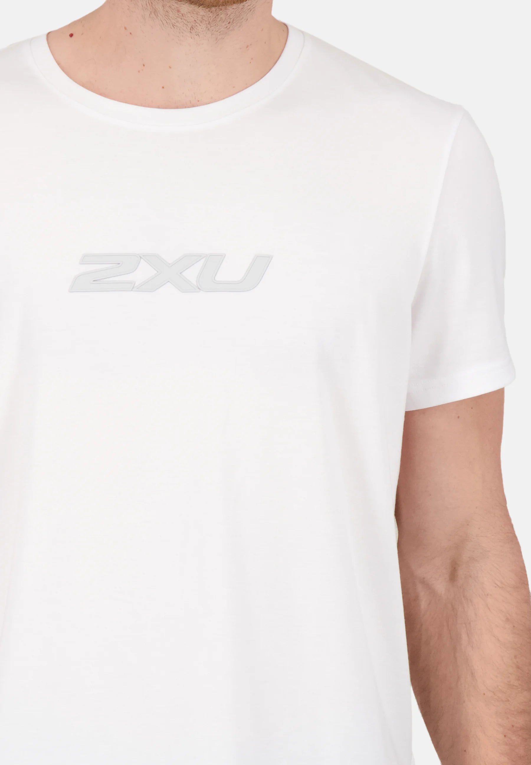 2XU Contender Tee, Herren, White/White