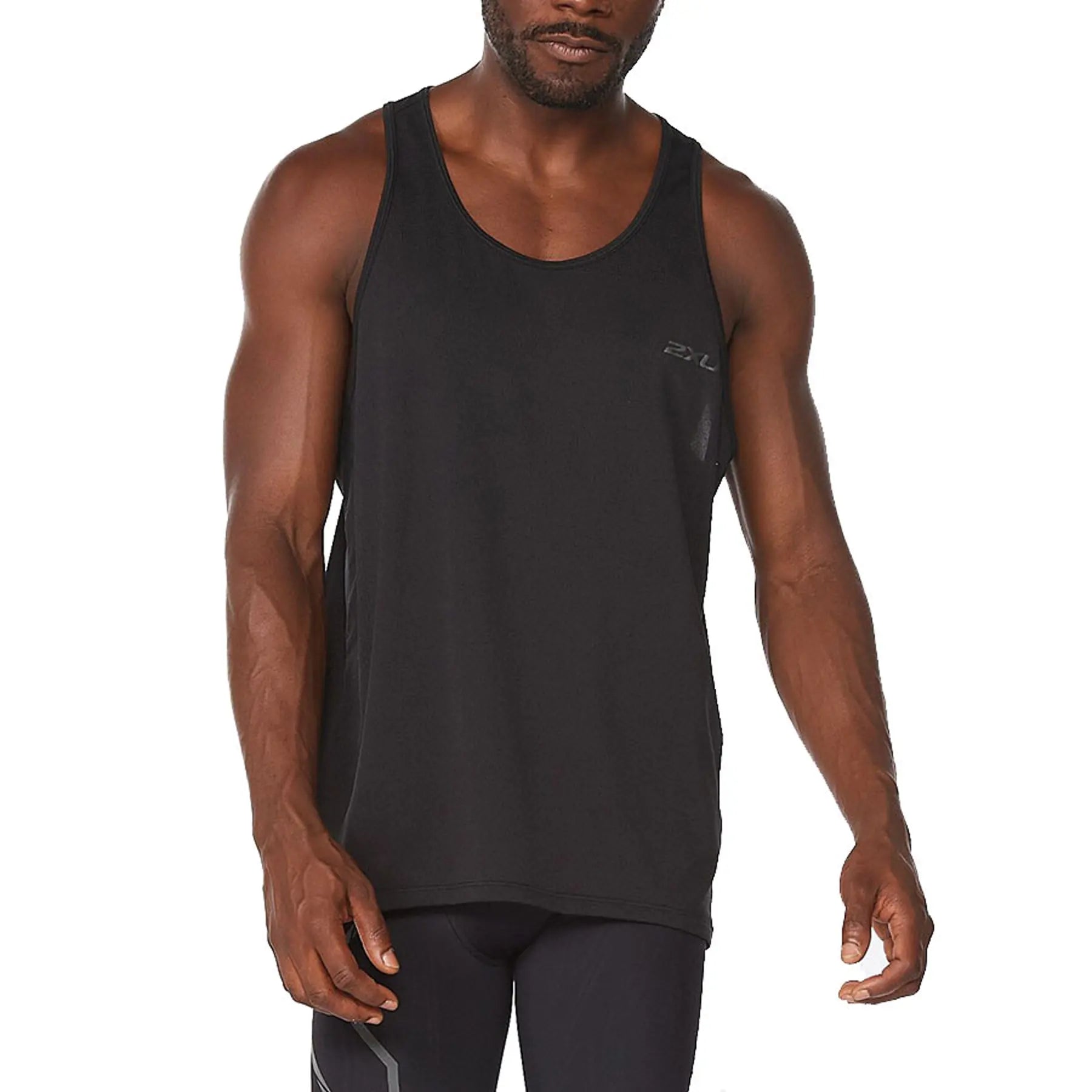 2XU Light Speed Tech Singlet, Herren, schwarz